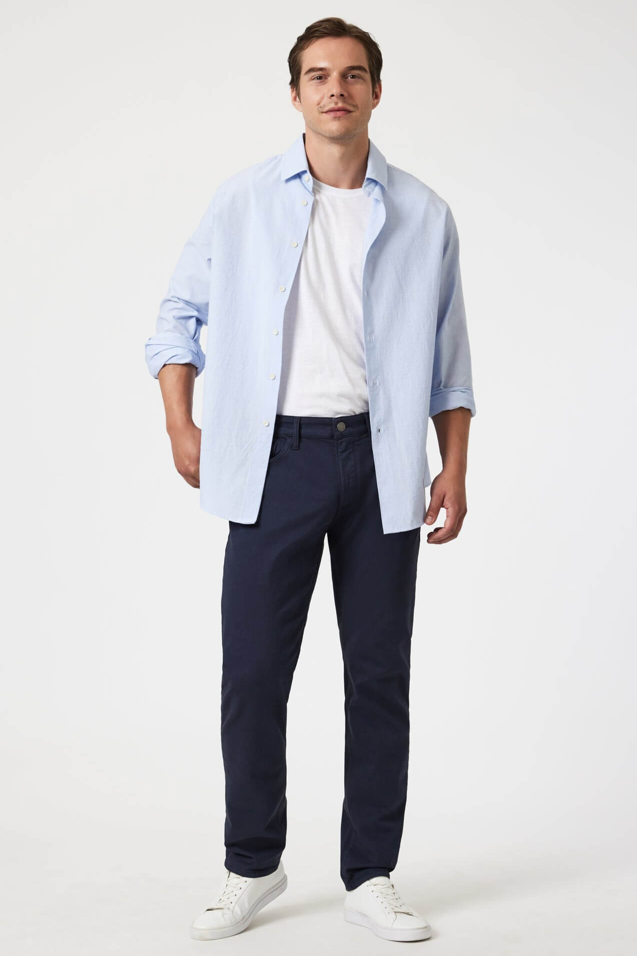 Mavi Jake Athletic Slim Leg in navy