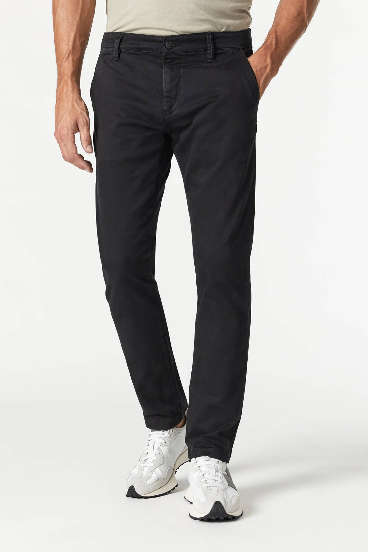 Mavi Johnny Slim in black twill