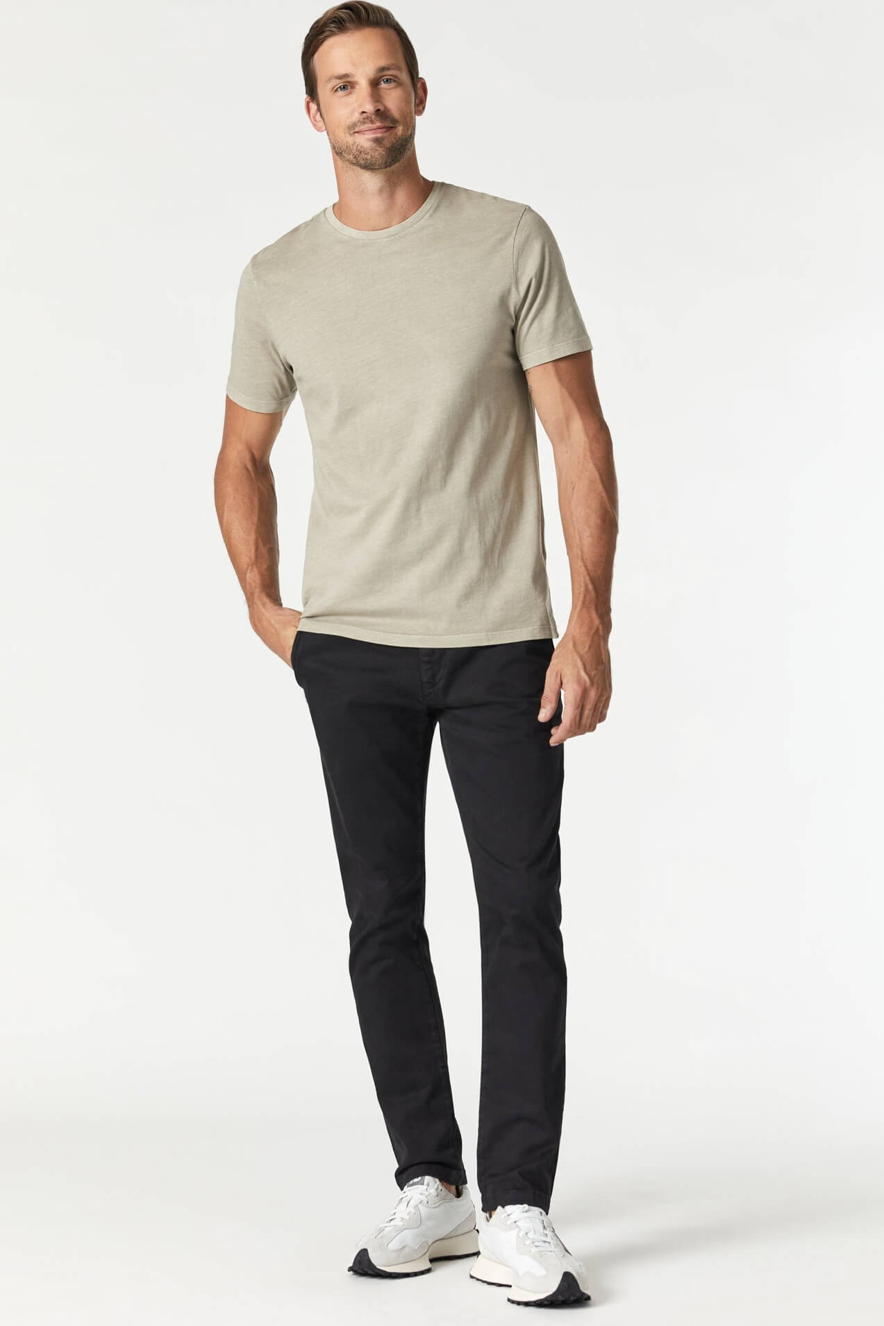 Mavi Johnny Slim in black twill