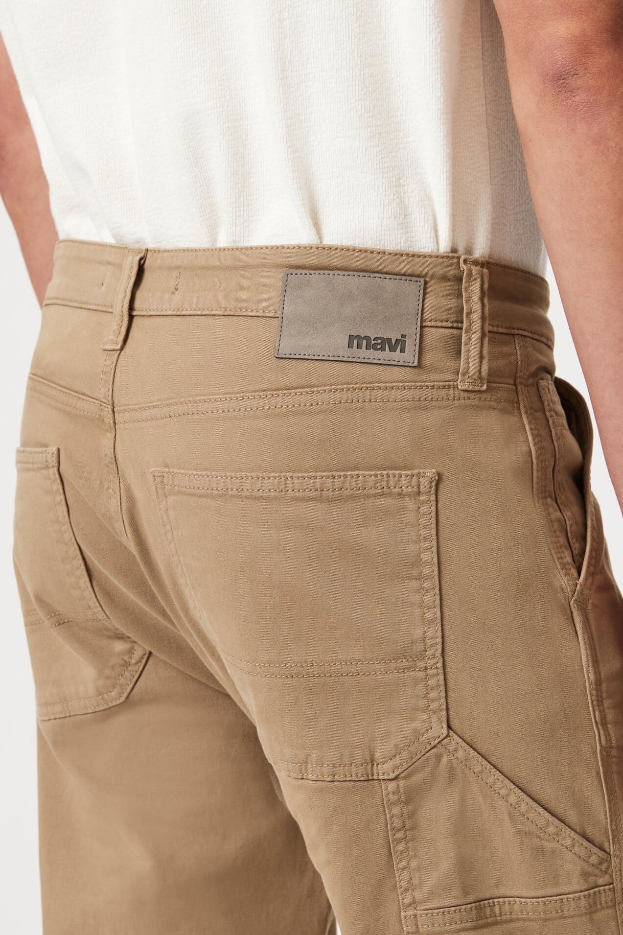 Mavi Jeans oxford straight leg khaki twill pants