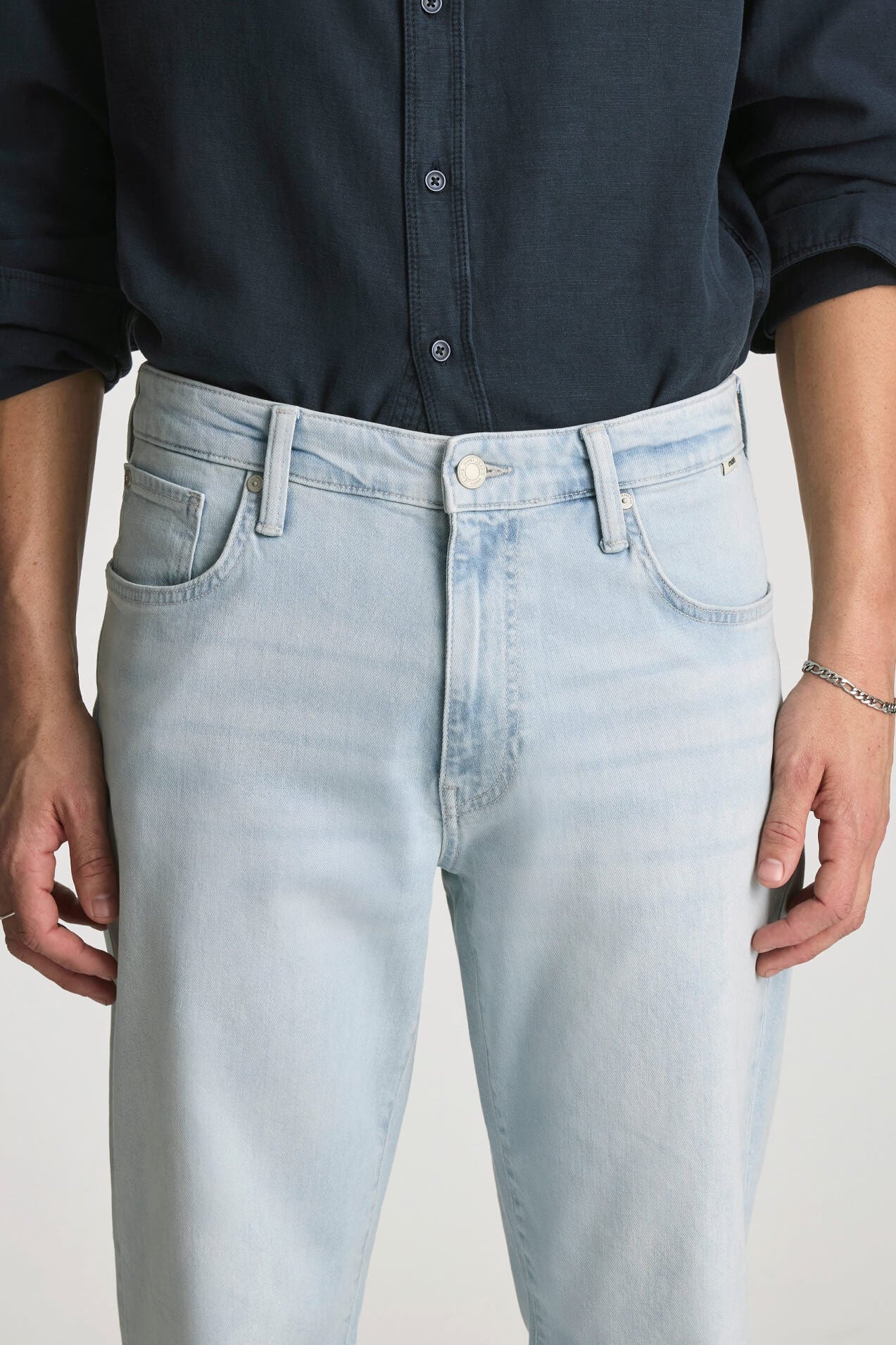 Mavi Marlon Jean in bleached ocean blue