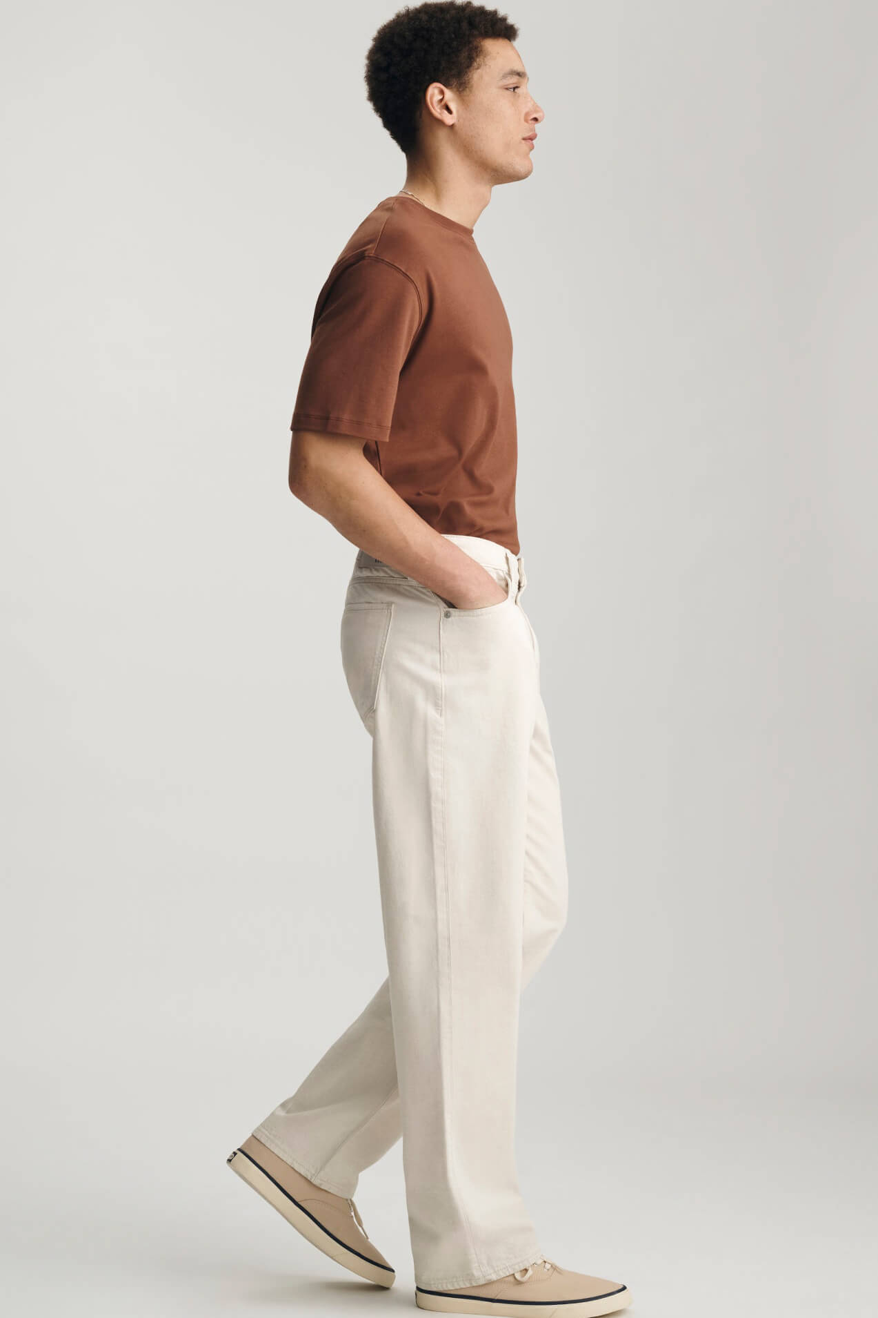 Mavi Marlon Pant Ecru Linen Denim