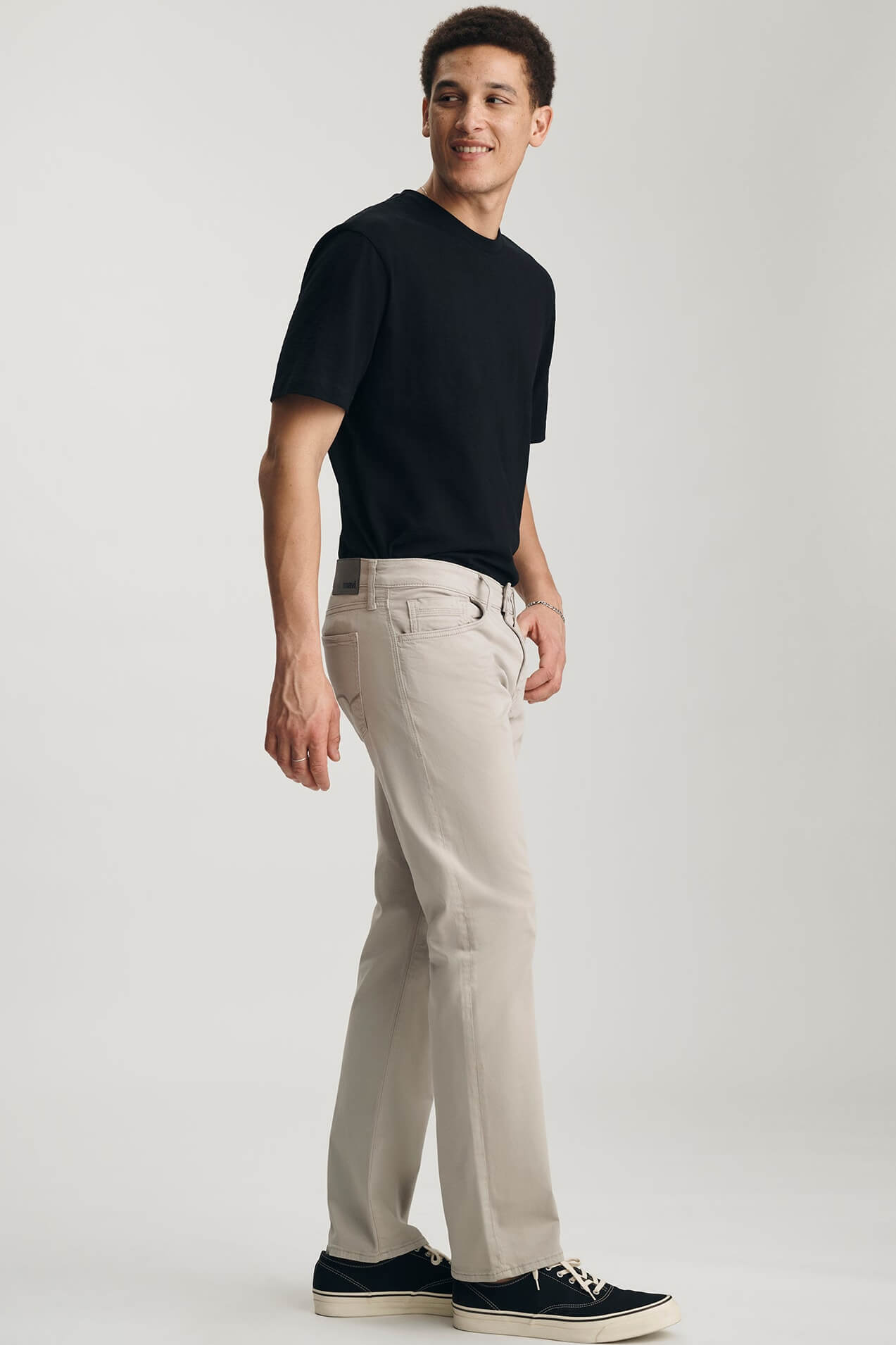 Mavi Matt Relaxed jeans in stone twill