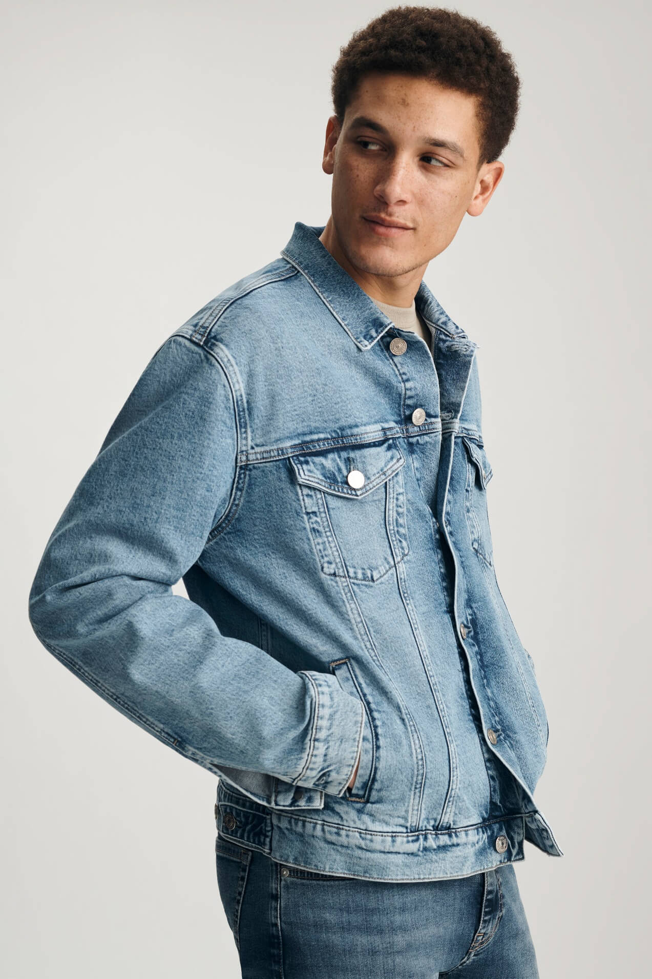 Mavi Pedro Denim Jacket in light classic blue