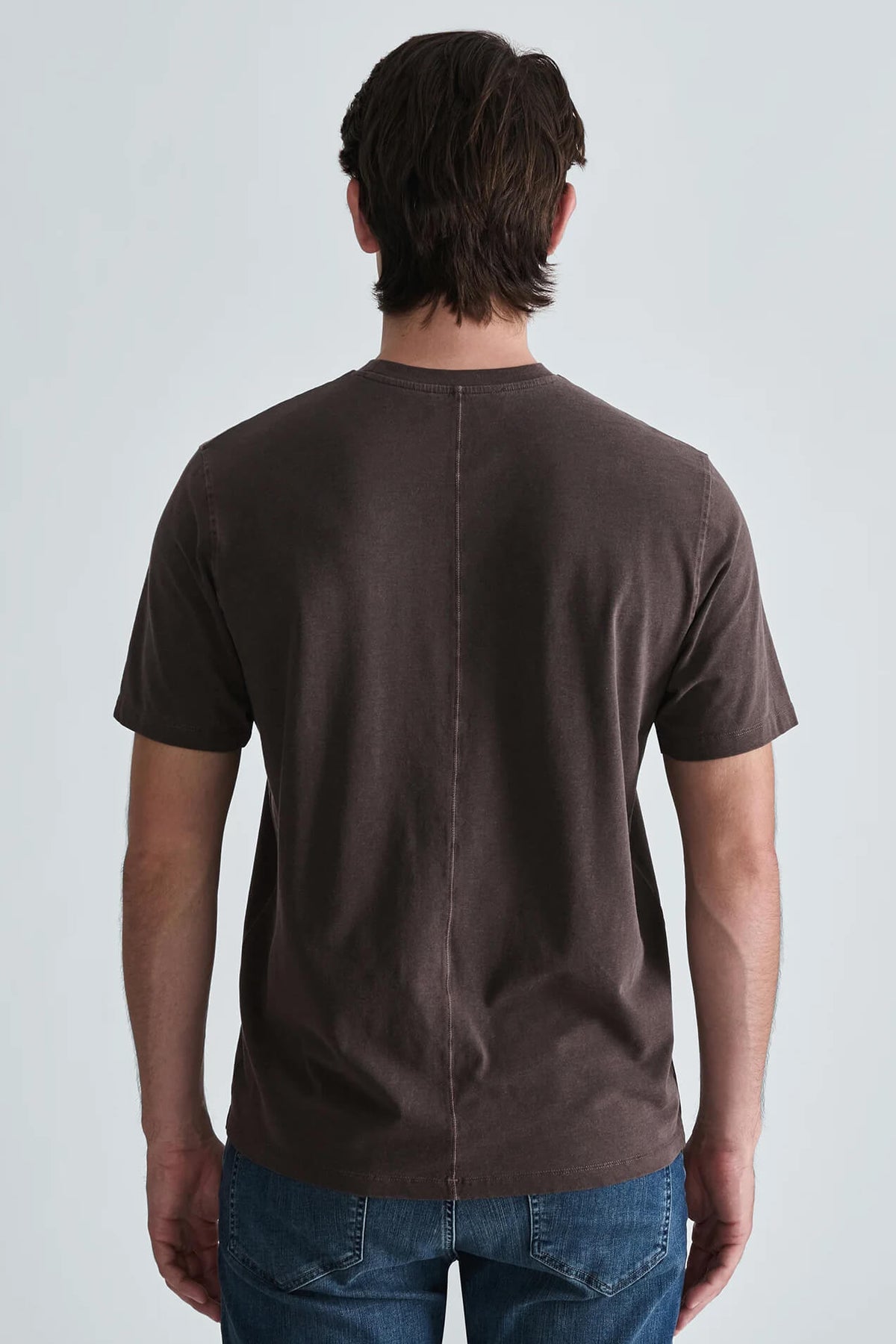 Mavi Soft Slub Crew Neck T-Shirt men's regular-fit short sleeve tee with textured slub fabric and classic crew neckline.