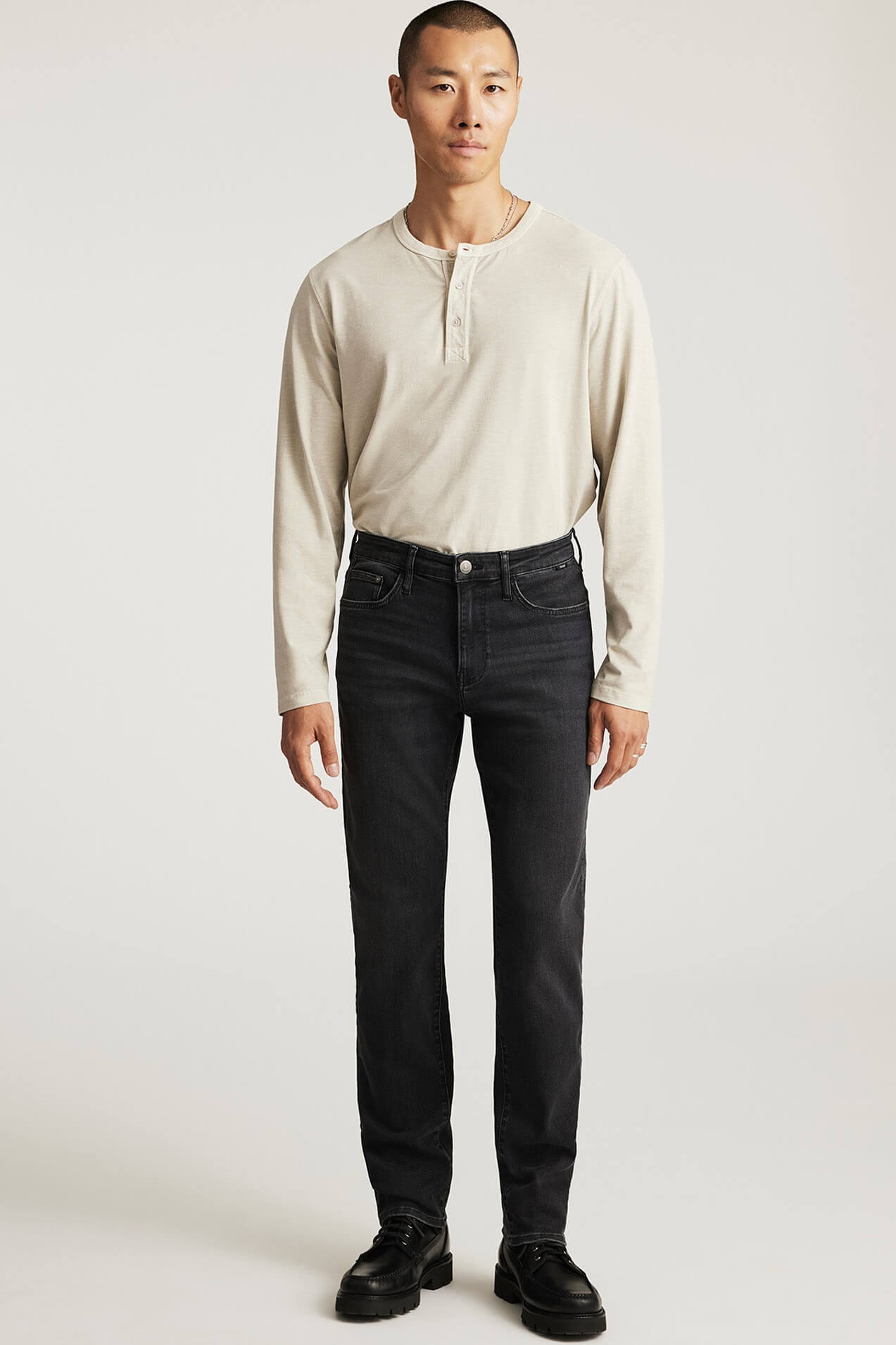 Mavi Steve Athletic Jeans in dark smoke supermove