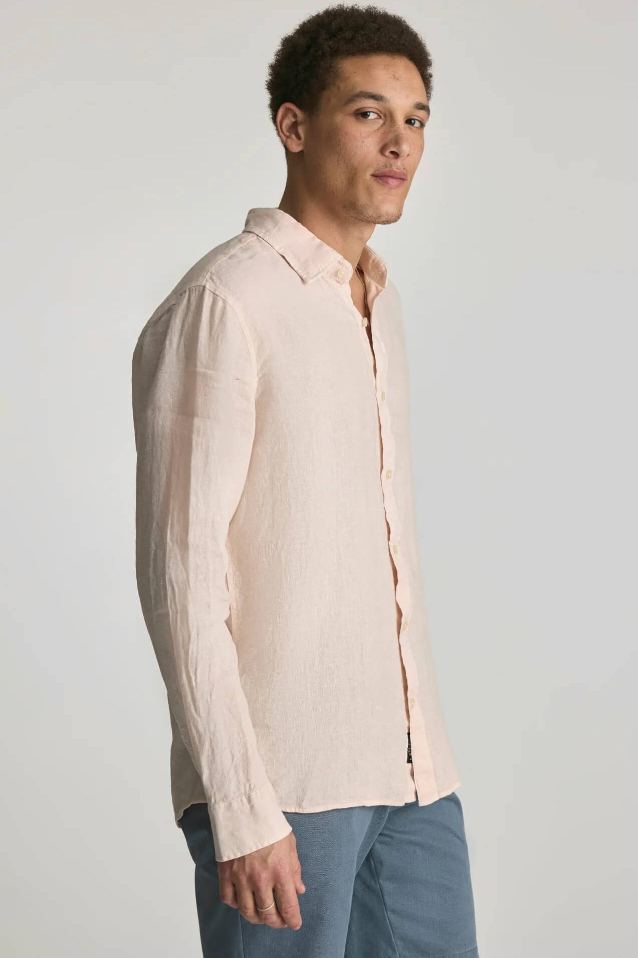 Mavi Long Sleeve Shirt Silver Peony side view