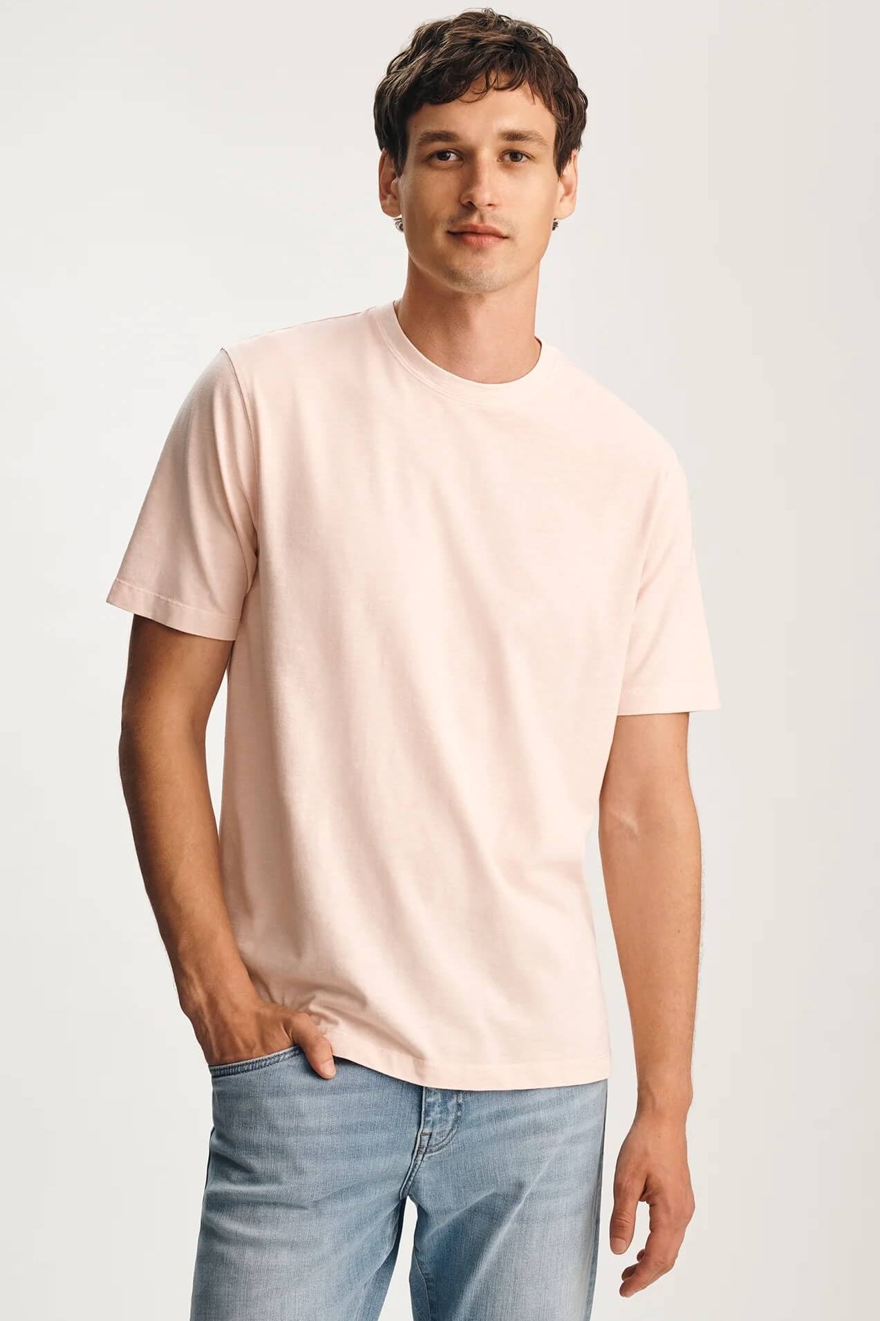Mavi Short Sleeve Tee in silver peony