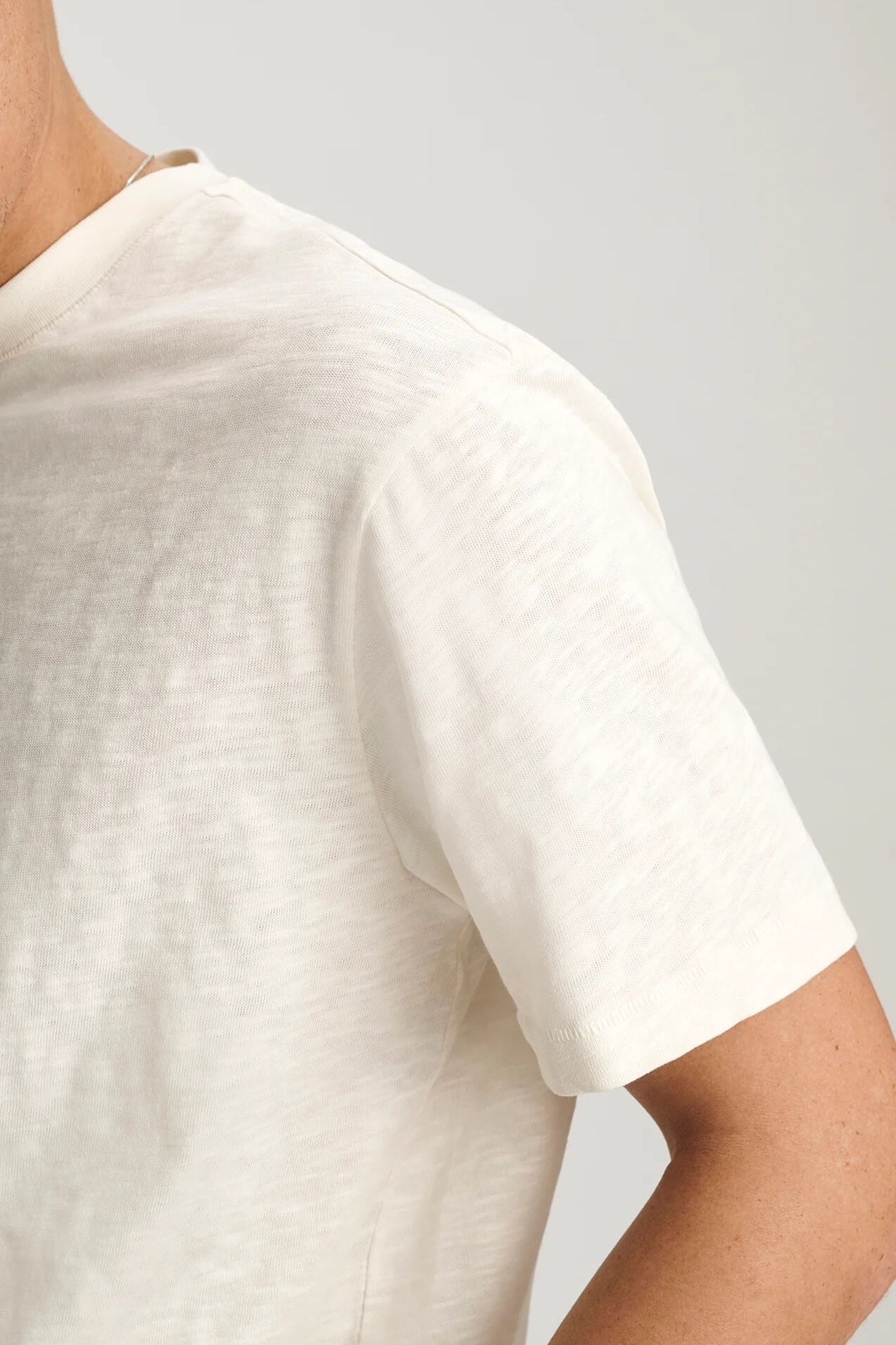 Mavi Short Sleeve Tee in vanilla ice