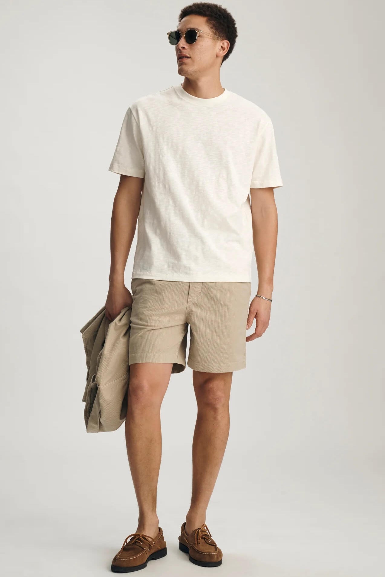 Mavi Short Sleeve Tee in vanilla ice