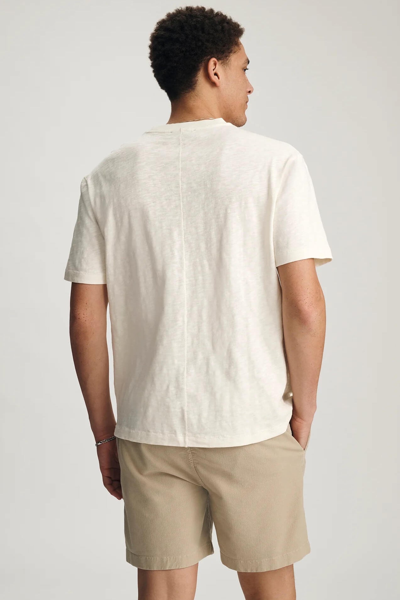 Mavi Short Sleeve Tee in vanilla ice