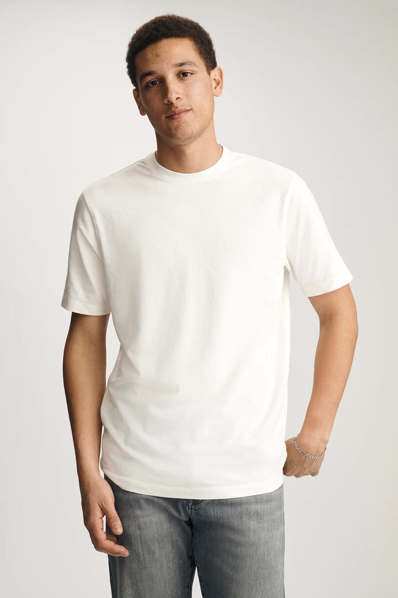 Mavi Short Sleeve Tee in white