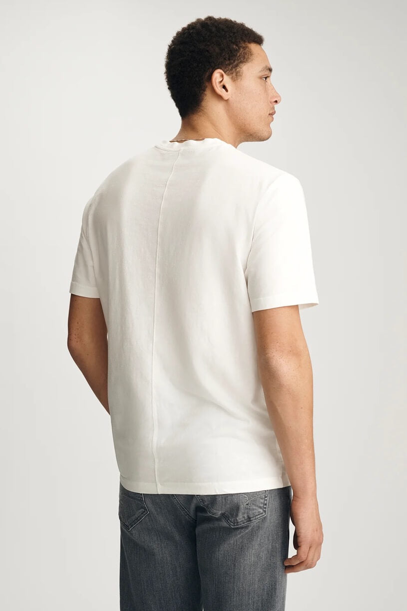 Mavi Short Sleeve Tee in white back