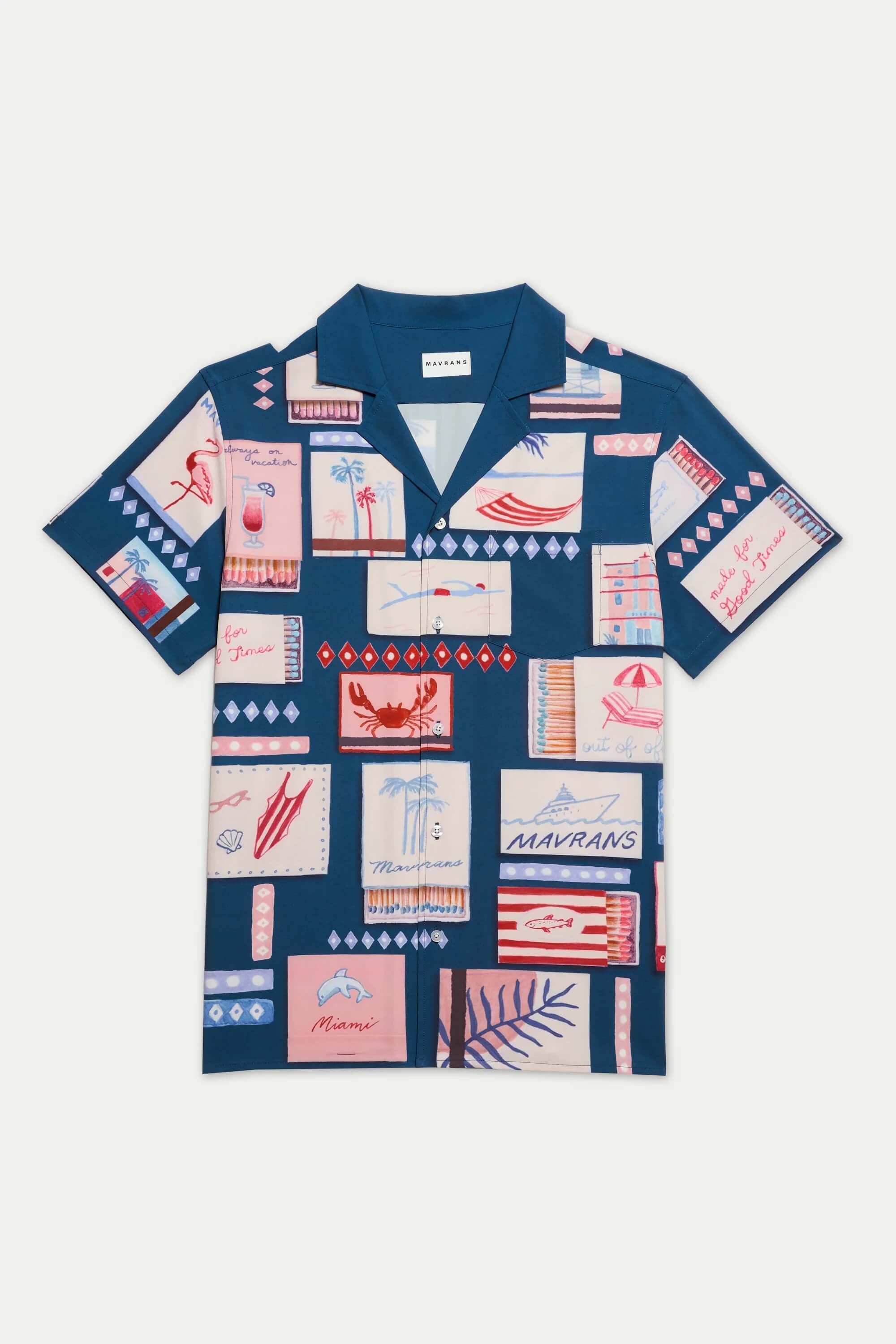 Mavrans Match Box Weekend Shirt in Blue