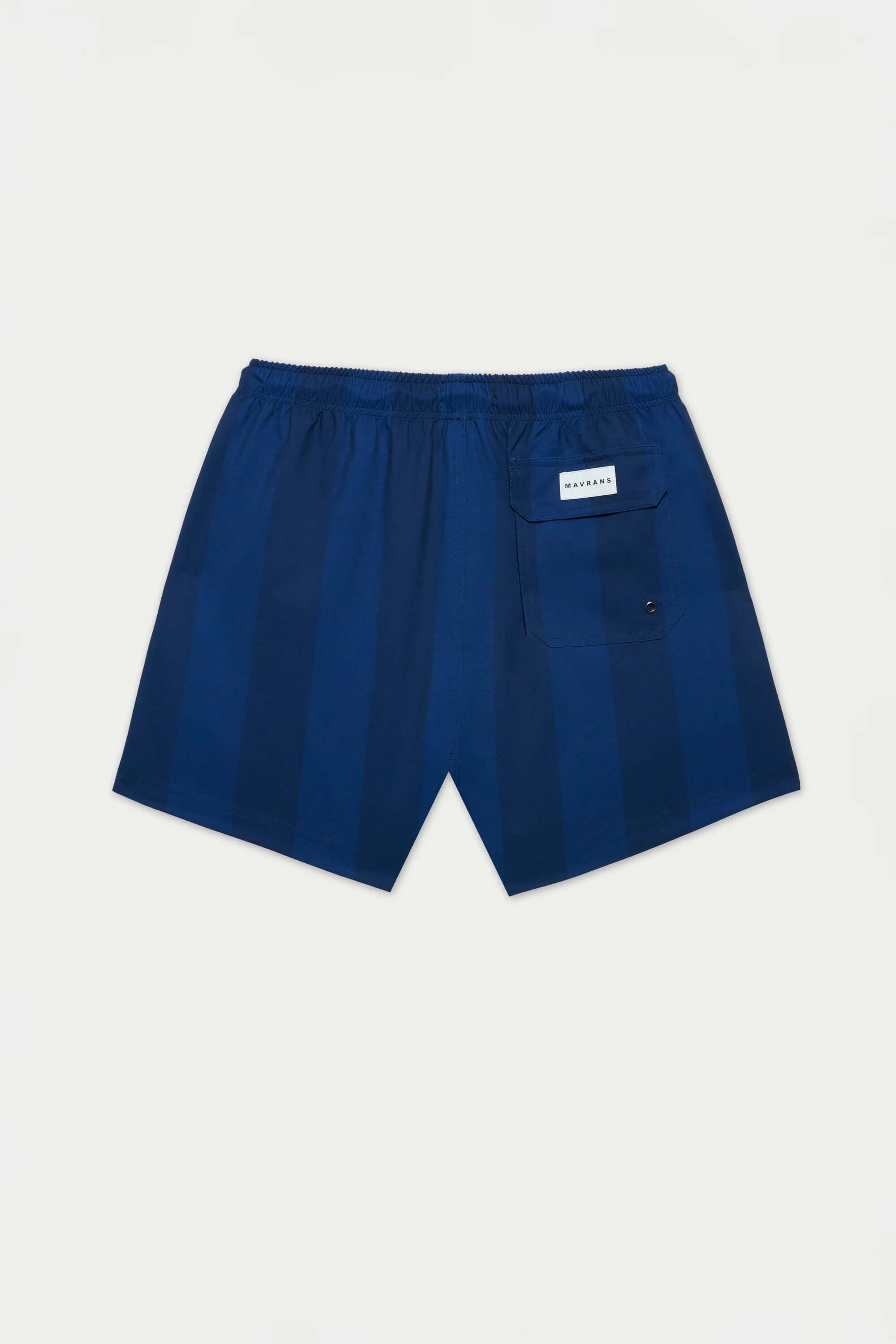 Mavrans Navy Tonal Cabana Swim Short flat product back
