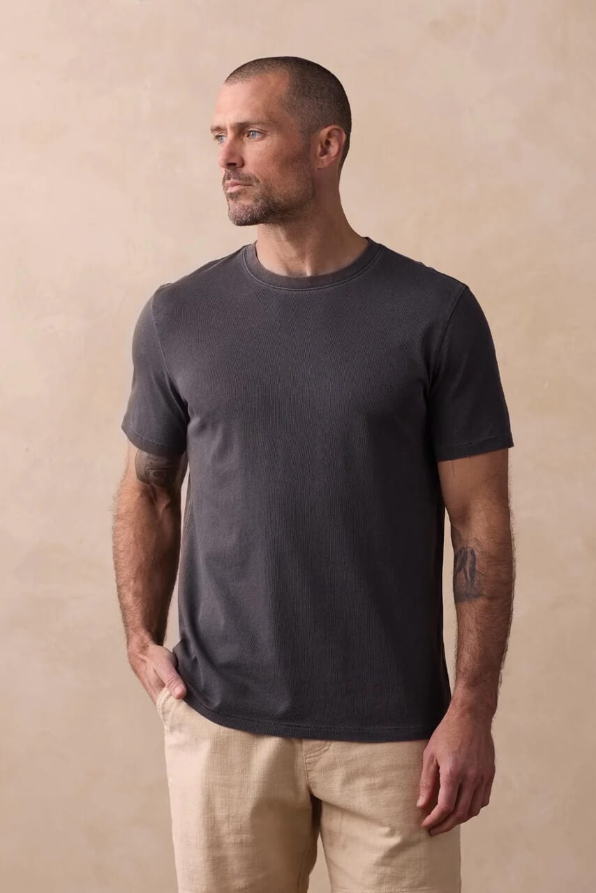 Normal Jersey Tee in Shadow  Short Sleeve