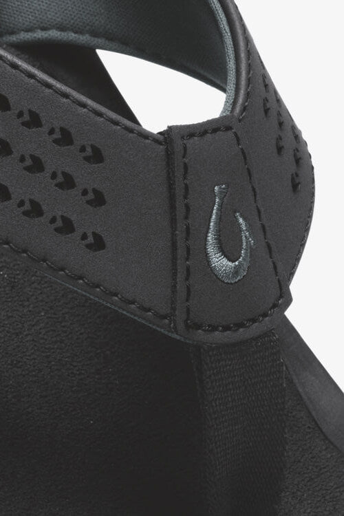 OluKai Ulele Sandal in lava rock
