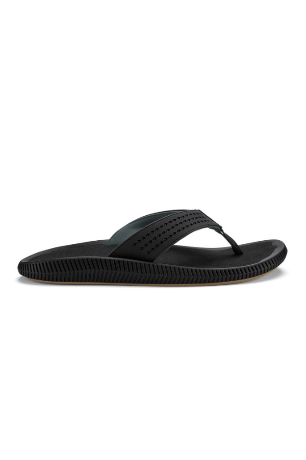 OluKai Ulele Sandal in lava rock