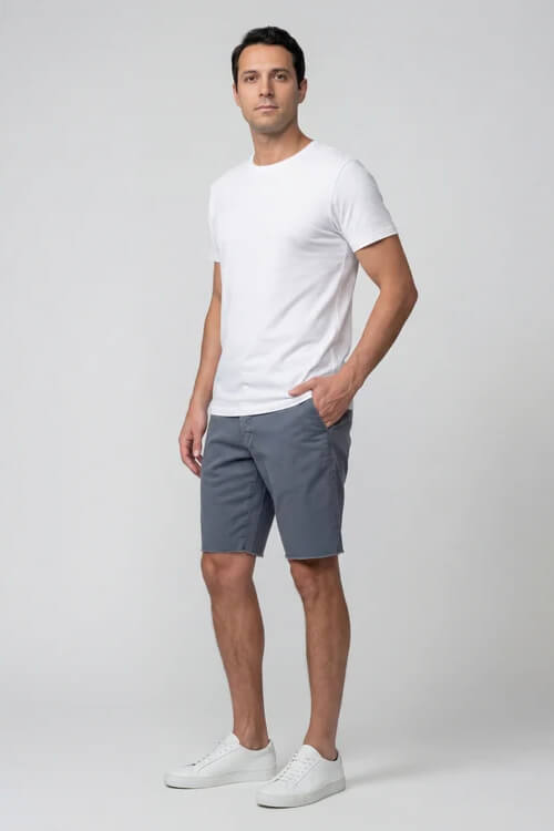 Original Paperbacks Rockland Chino Short men's cotton chino shorts with classic casual styling.