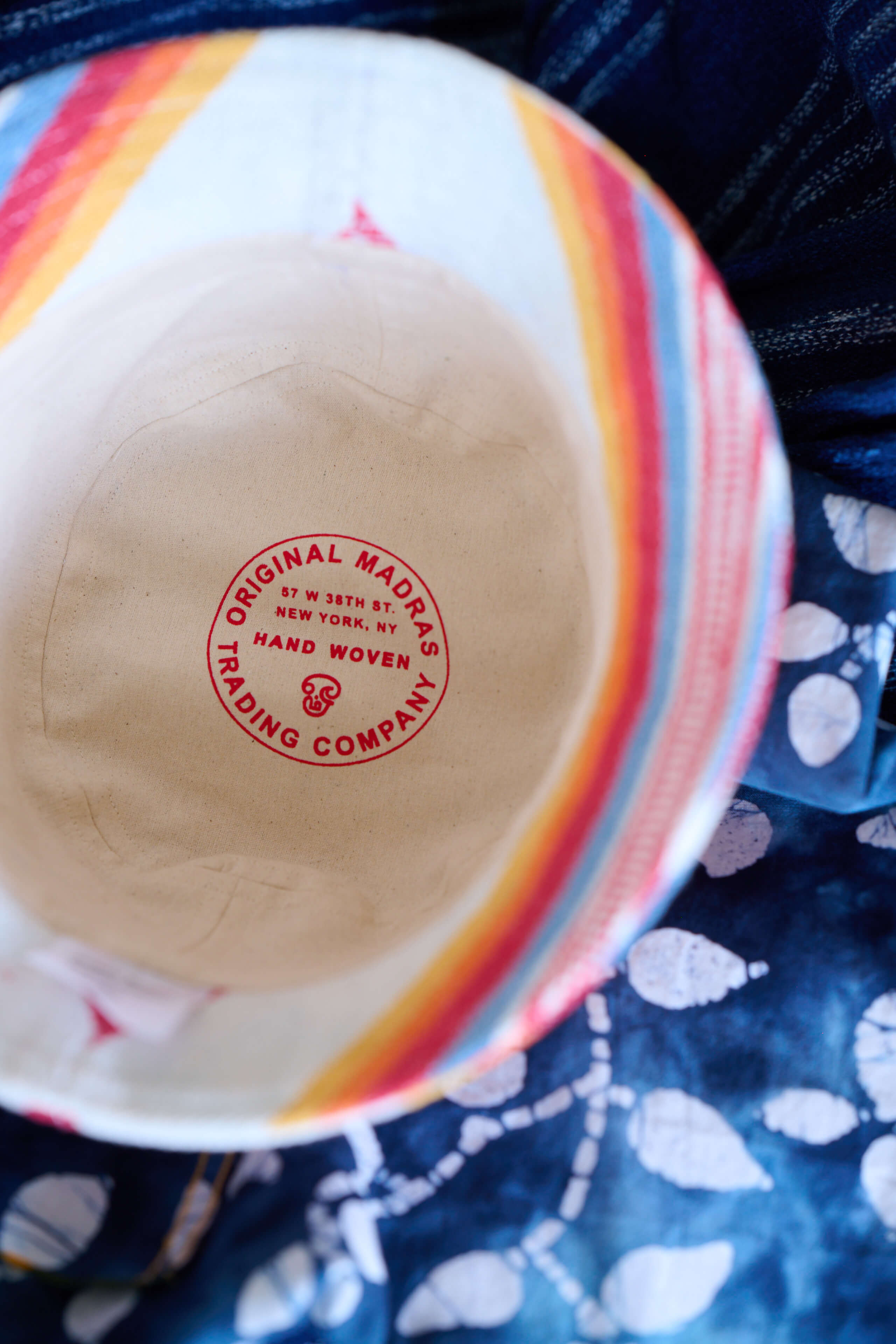 Original Madras No.73 Beach Mat Bucket Hat