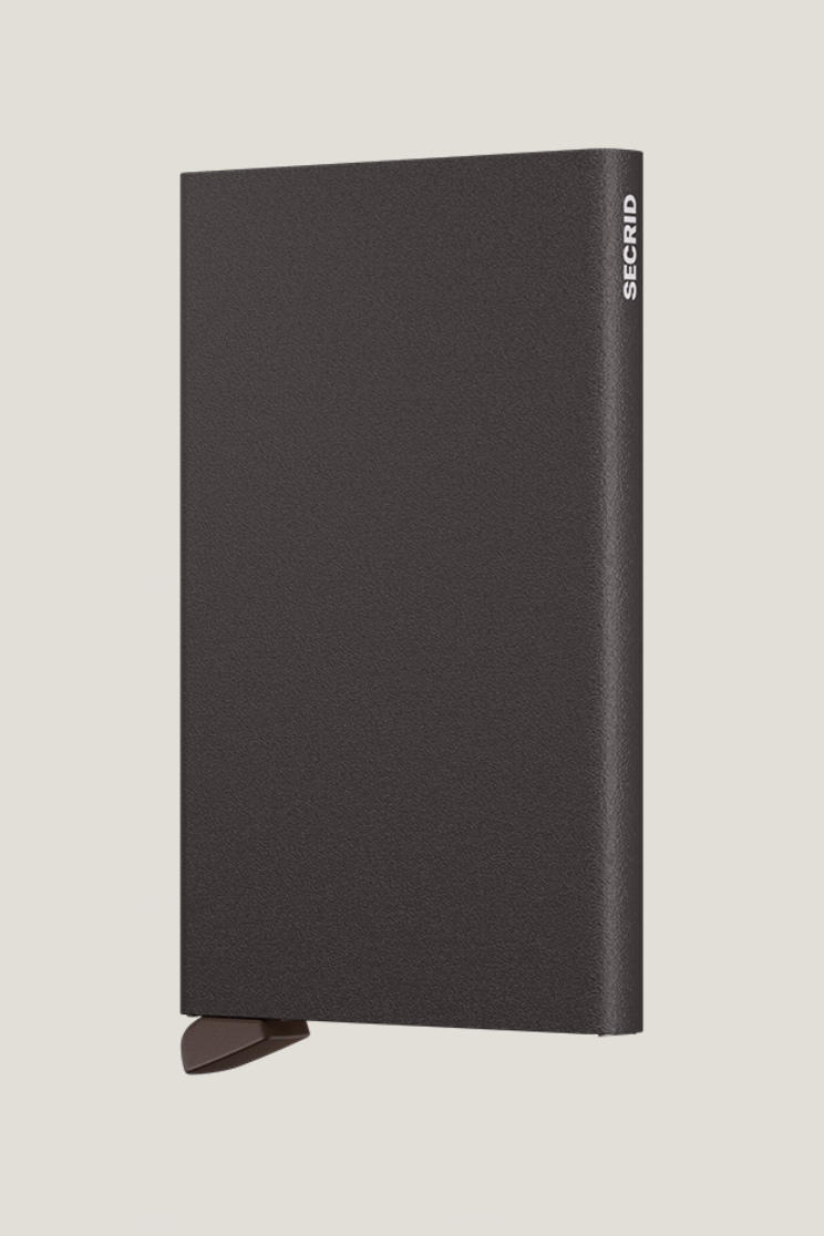 SEcrid card protector in powder brown