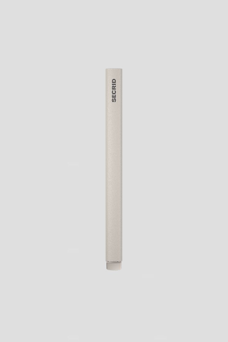 SEcrid card protector in powder white