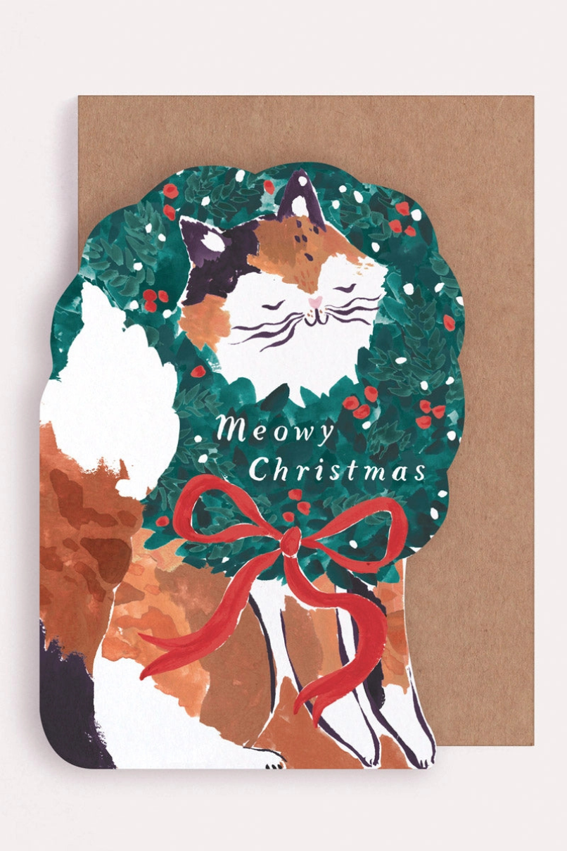 Sister Paper Co. meowy christmas card