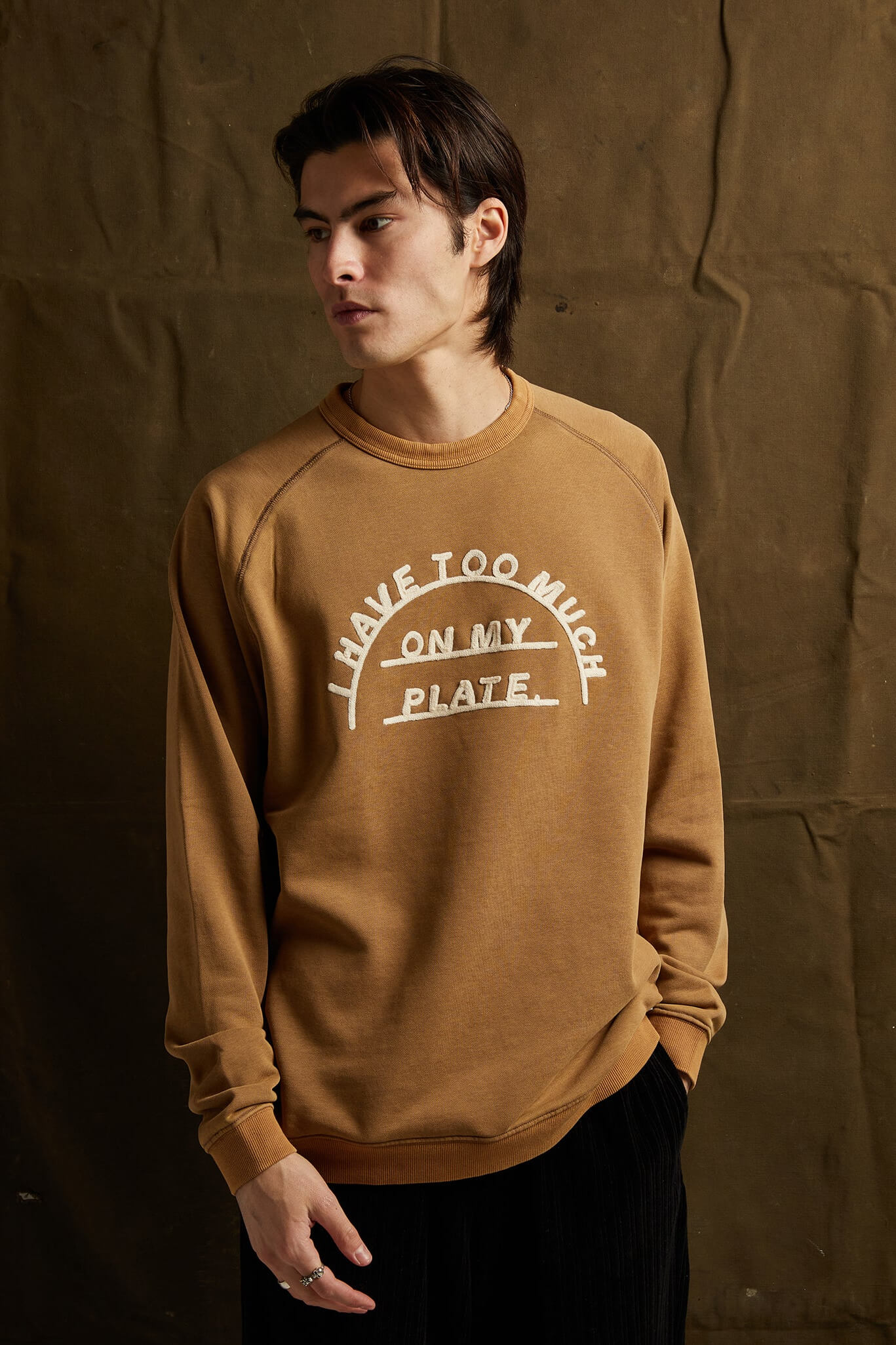 Pyknic Too Much On My Plate Crewneck