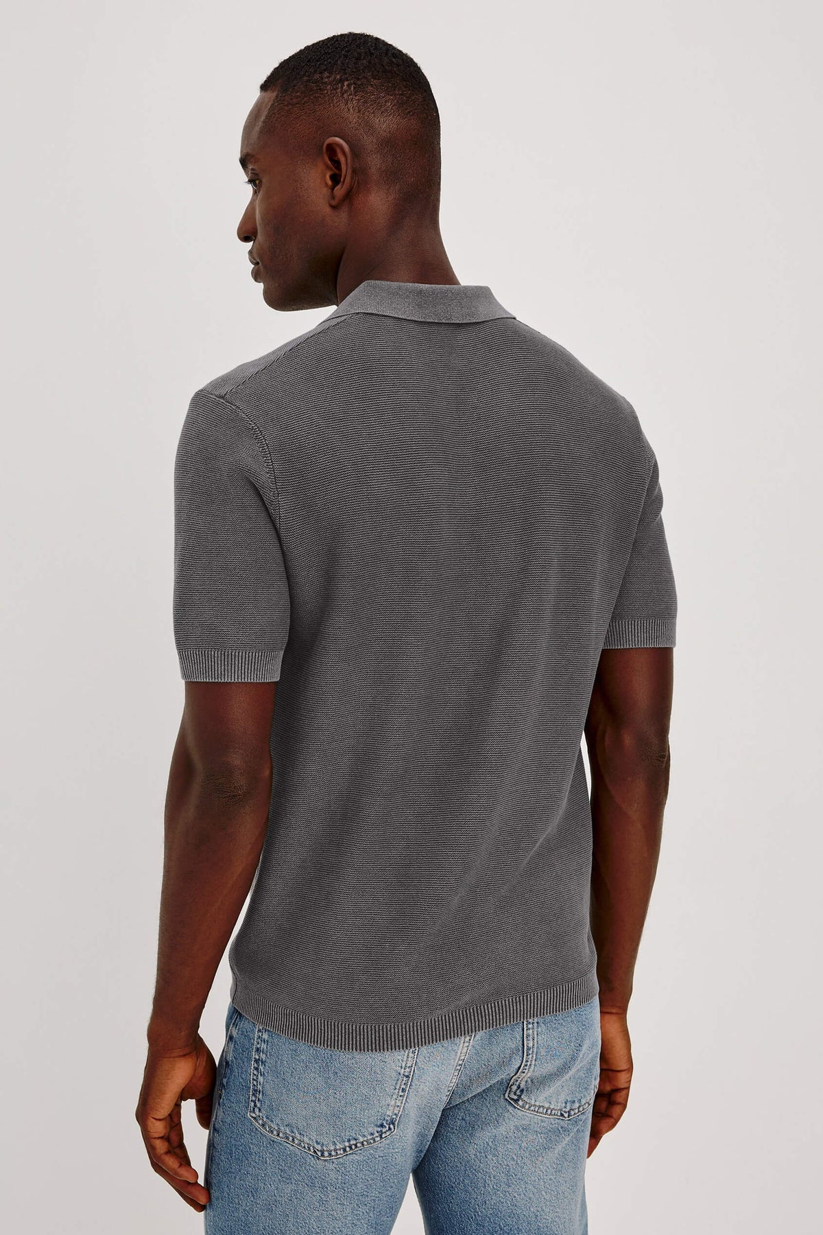 Rails Baker Polo in sunfaded black