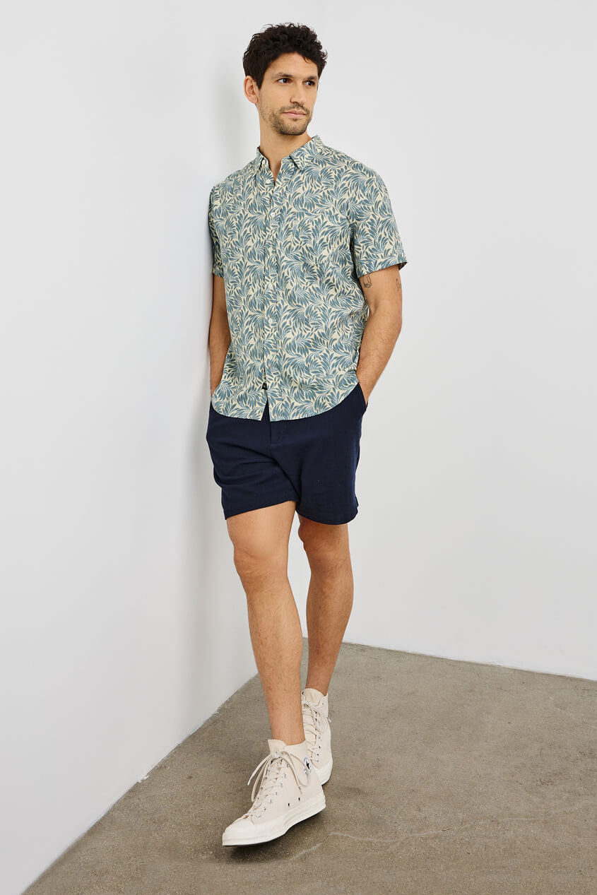Rails Carson shirt in ecru banana