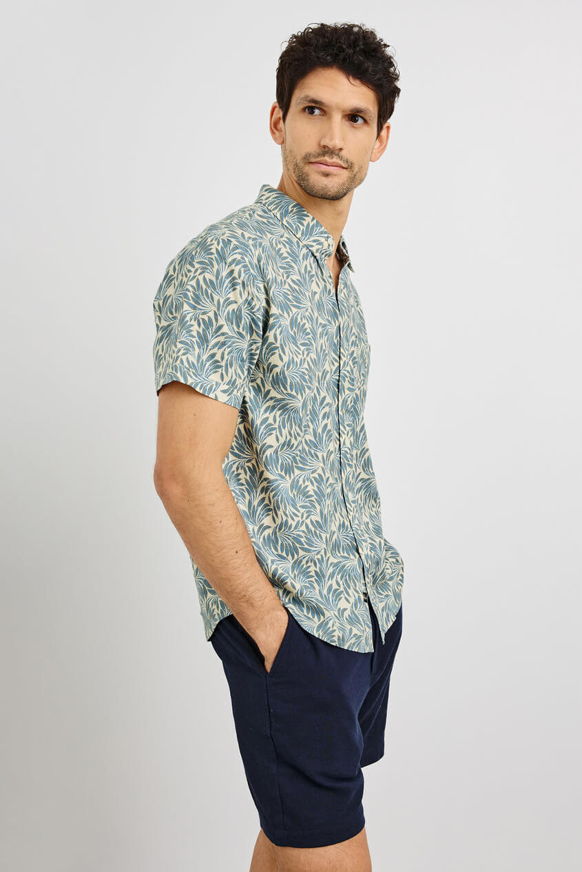Rails Carson shirt in ecru banana