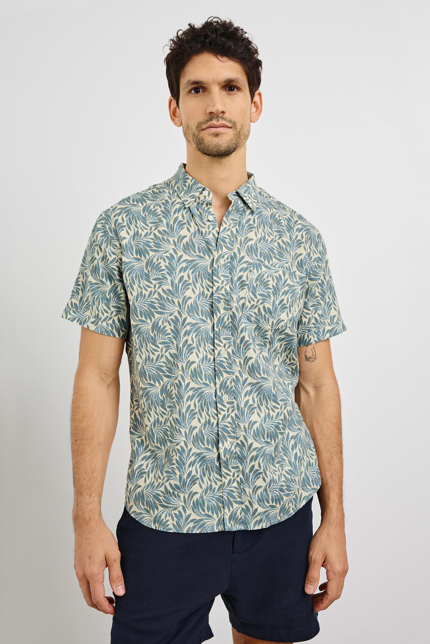 Rails Carson shirt in ecru banana