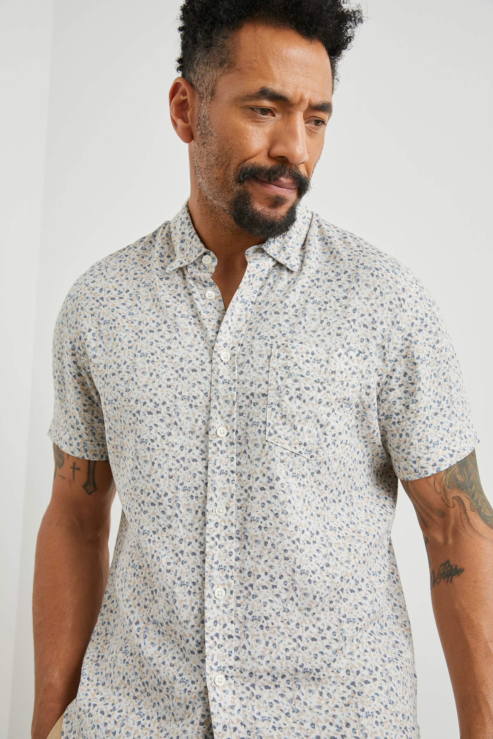 Rails Carson Shirt in spring blossom parchment