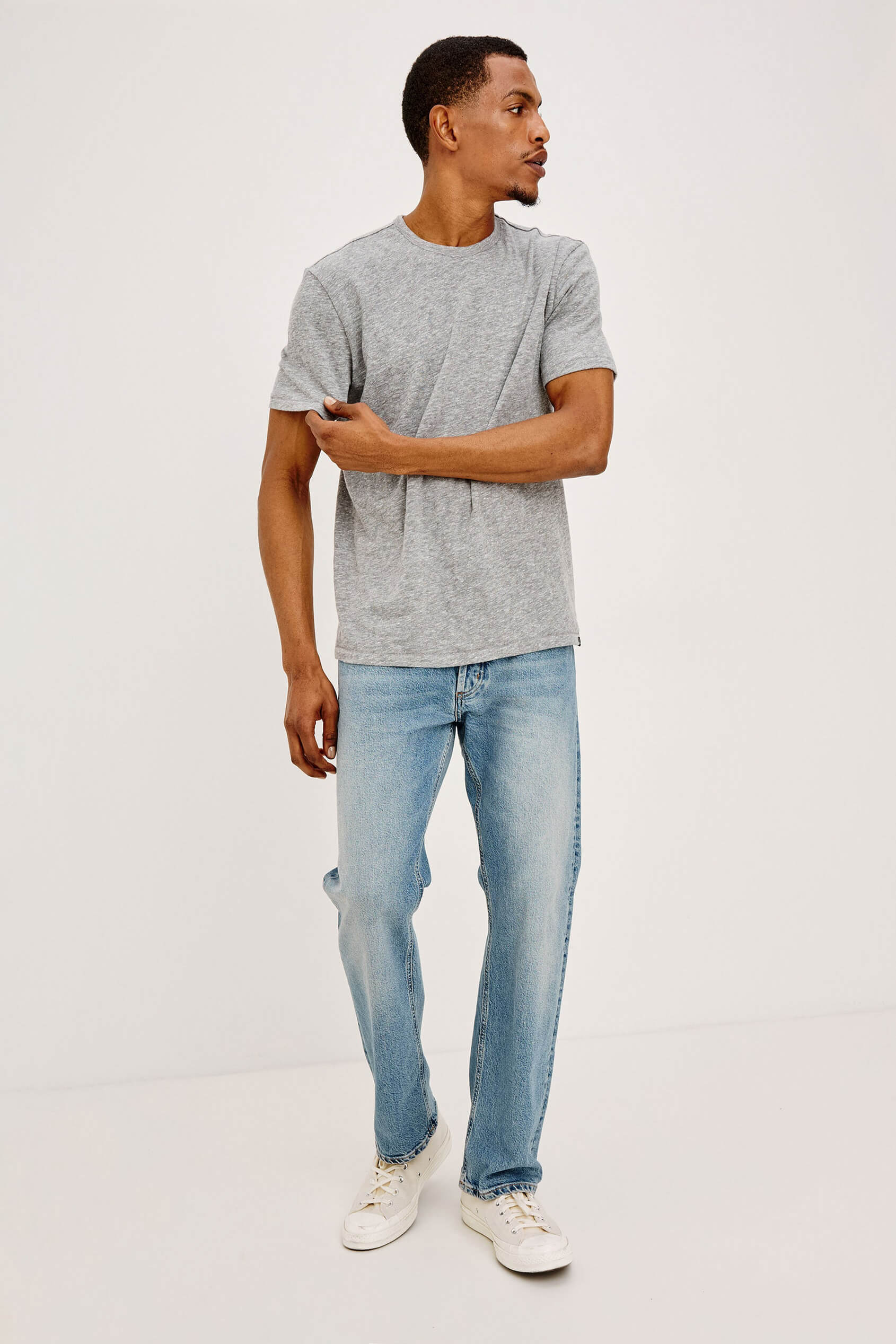 Rails Neil T Shirt in heather grey