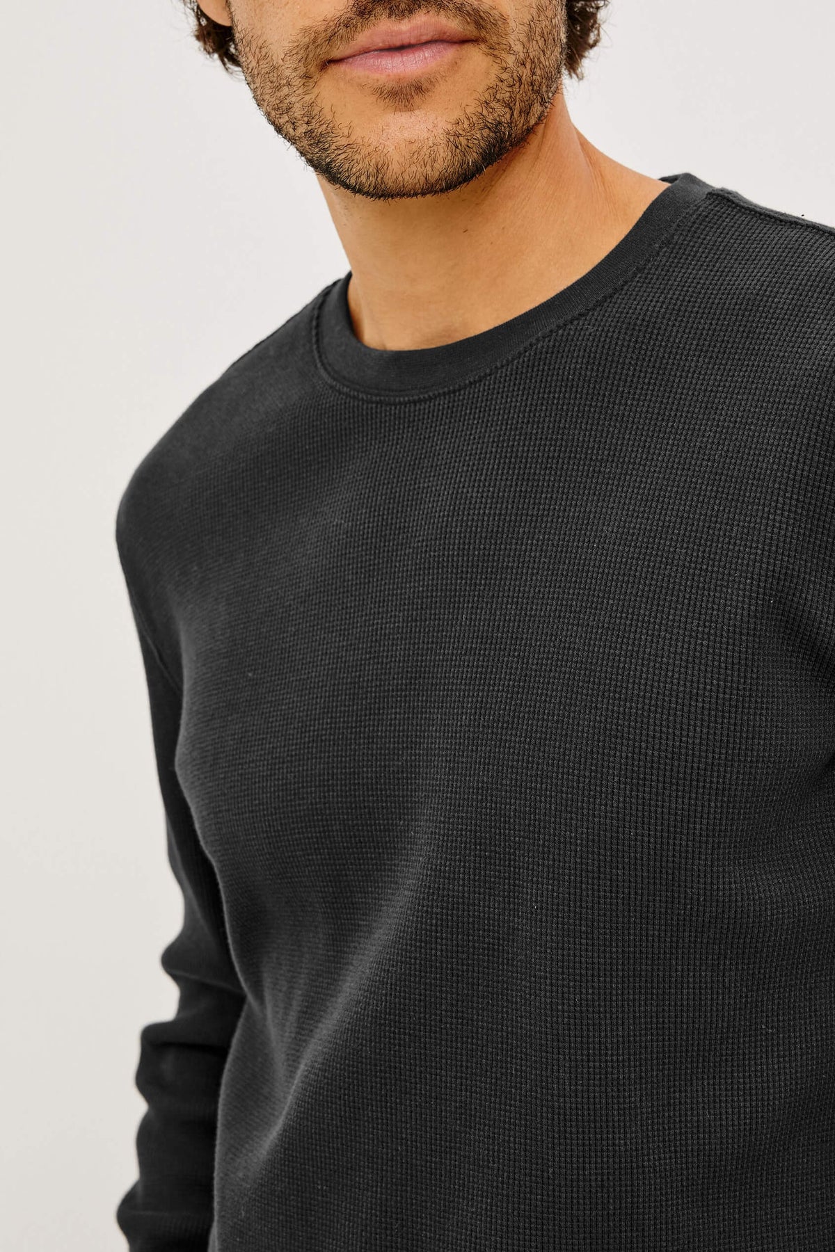 Rails Smith Thermal Long Sleeve in onyx