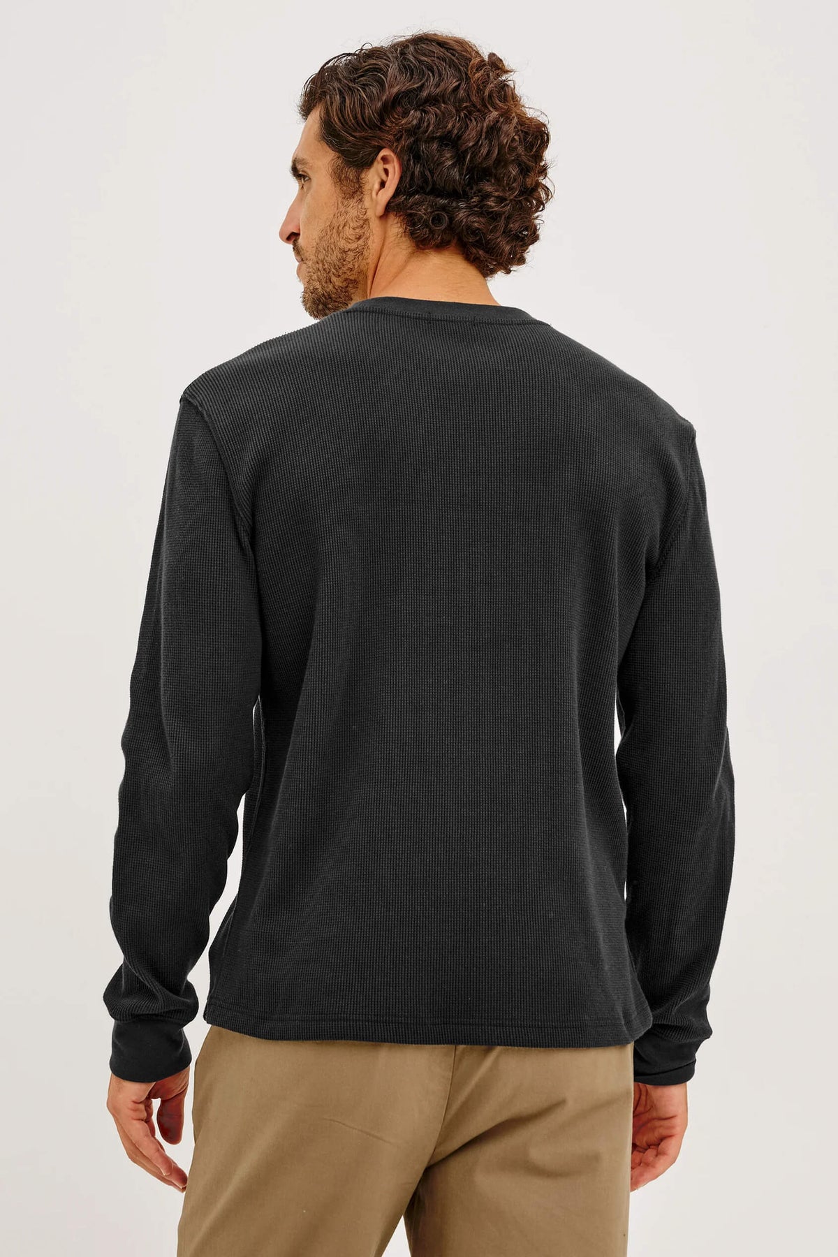 Rails Smith Thermal Long Sleeve in onyx