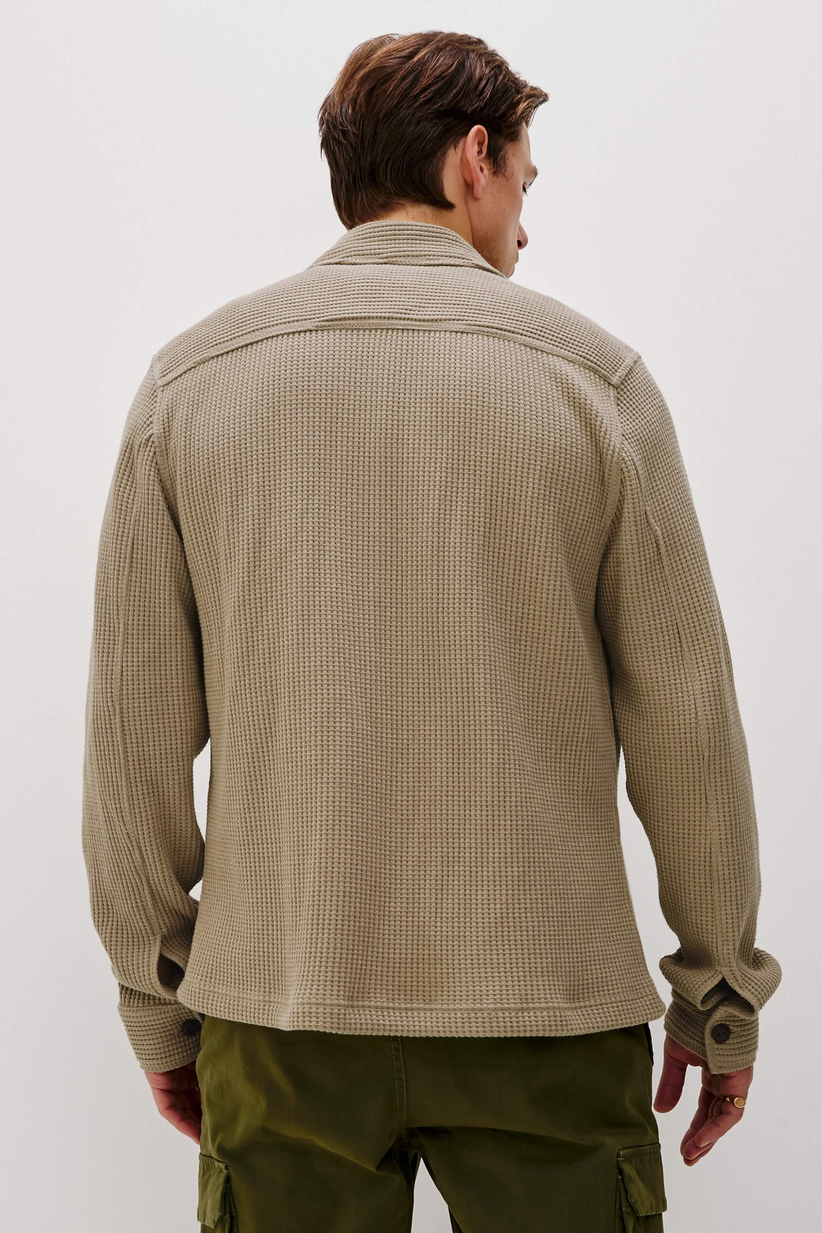 Rails Wells Overshirt in barley