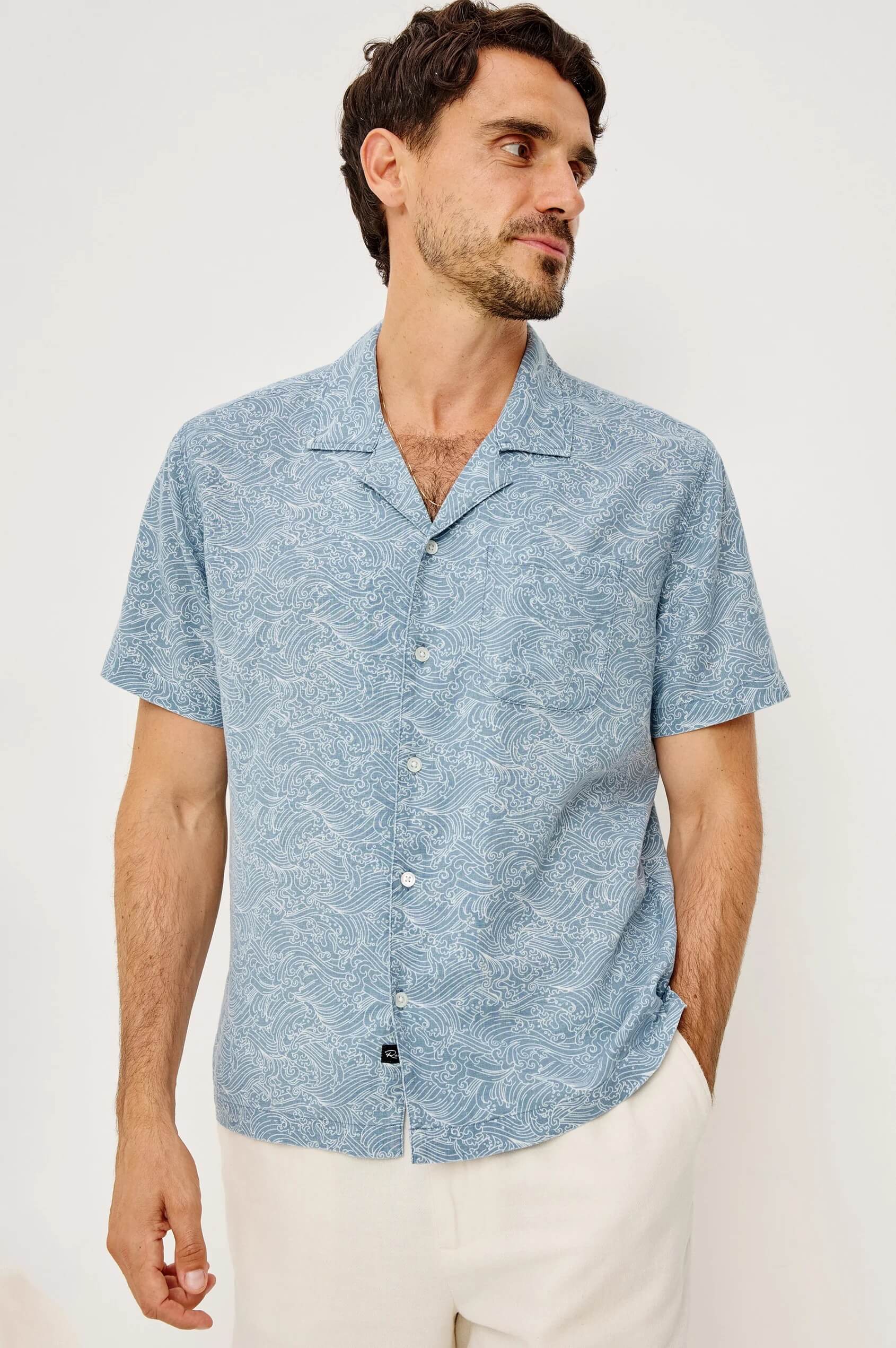 Rails Cash shirt in Big Wave Wash