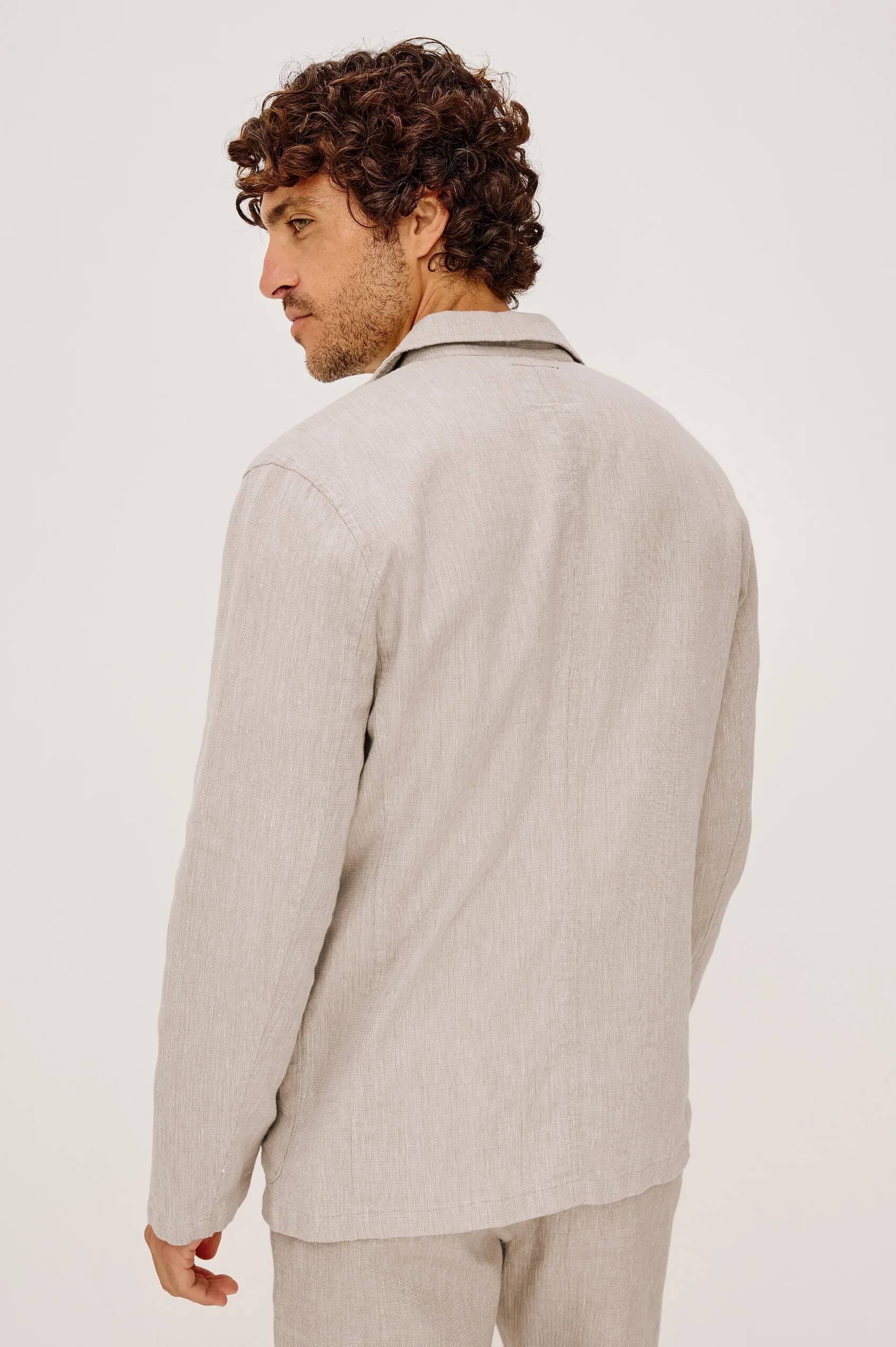 Rails Harris blazer in Sand Dune back