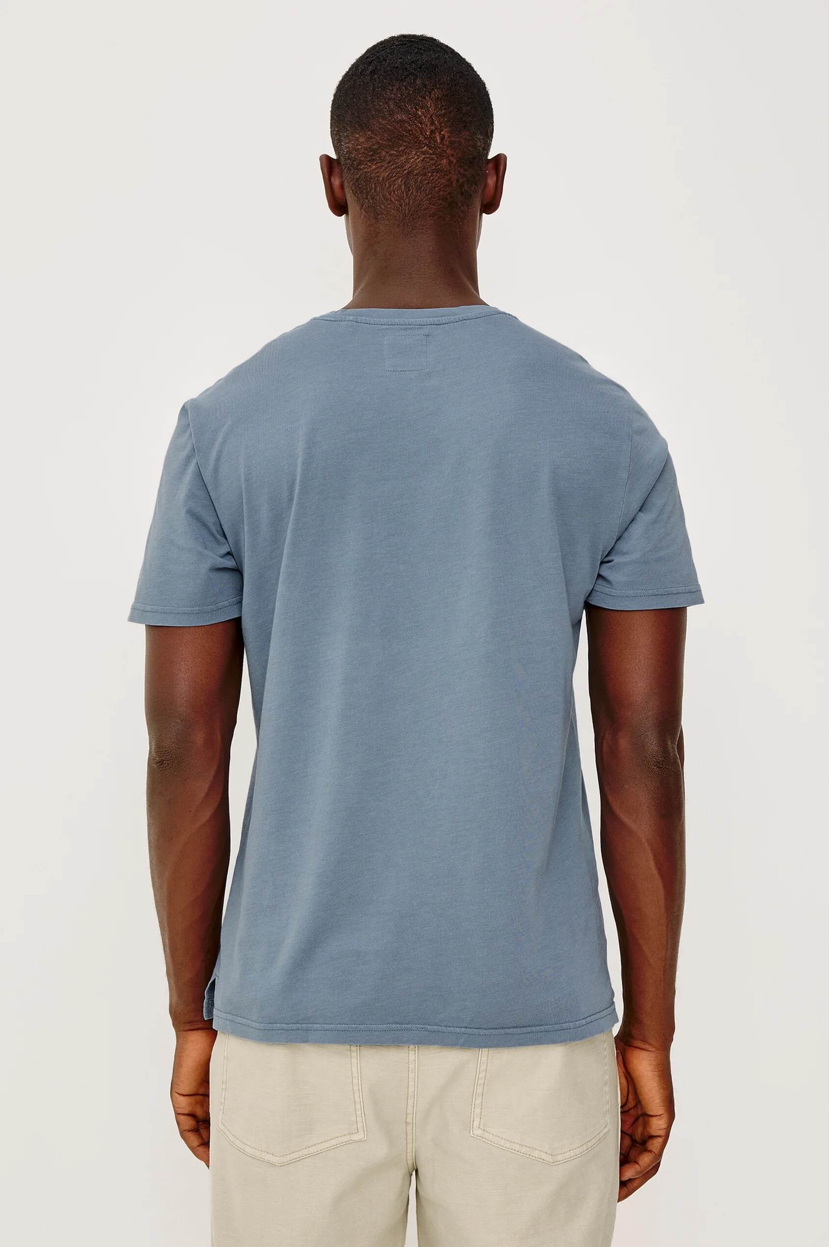 Rails Johnny t-shirt in Steel back fit