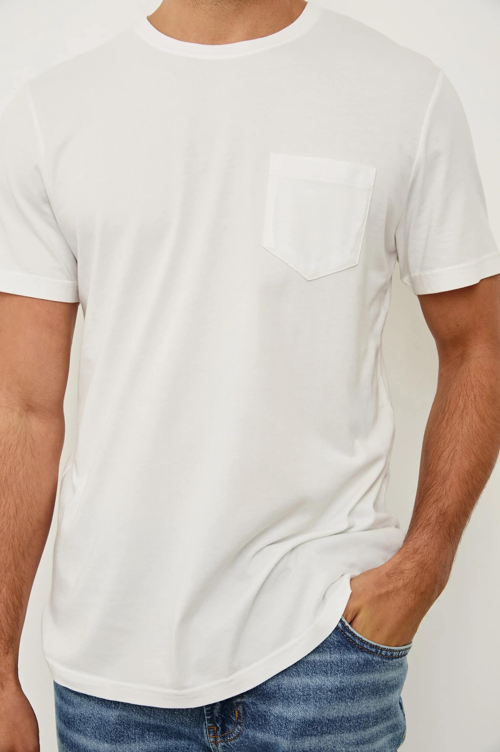 Rails Johnny t-shirt in White close up