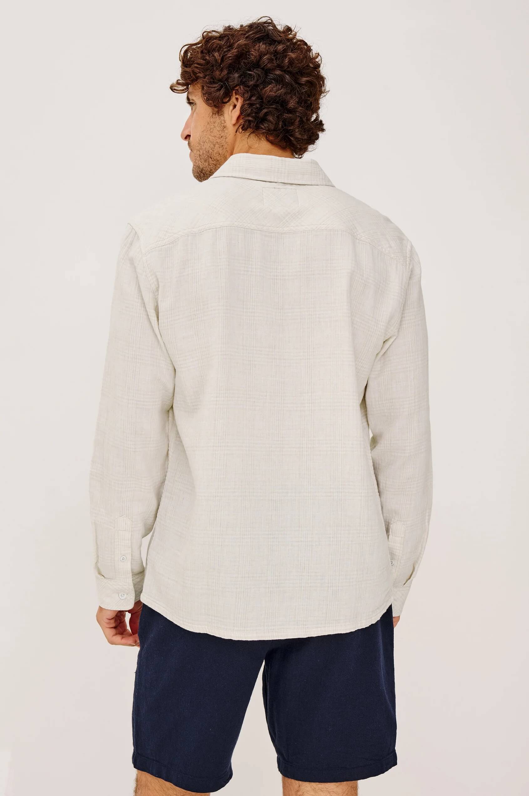 Rails Owens shirt in Dune Reed back fit
