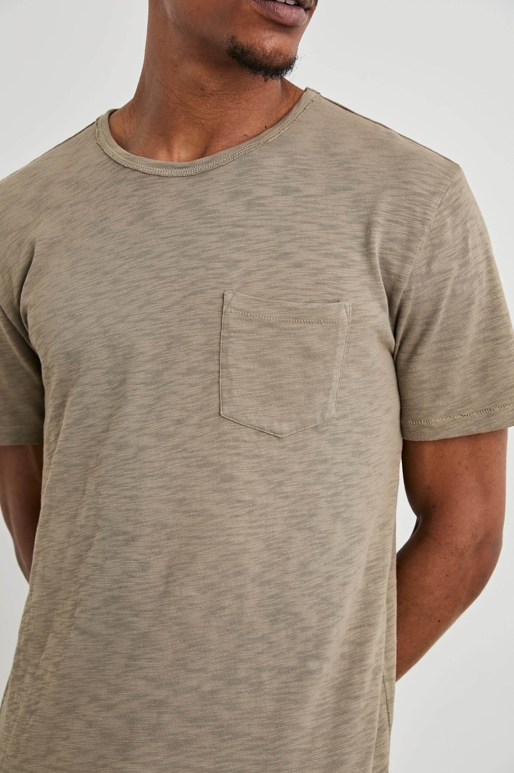 Rails Skippert shirt in Barley close up