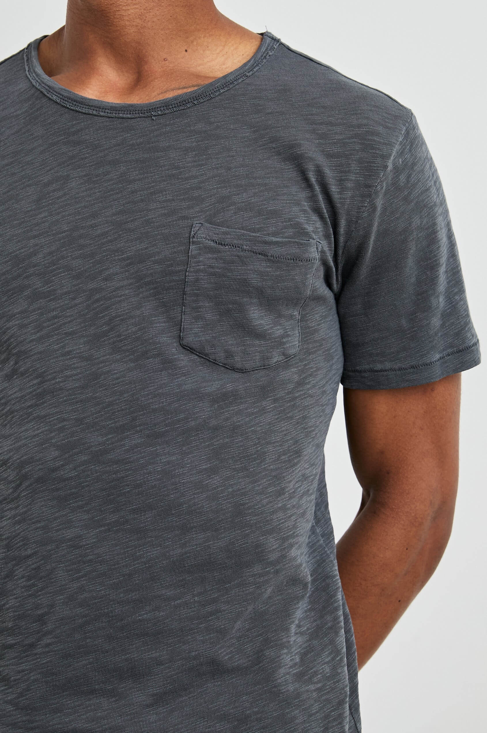 Rails Skippert shirt in Faded Navy texture