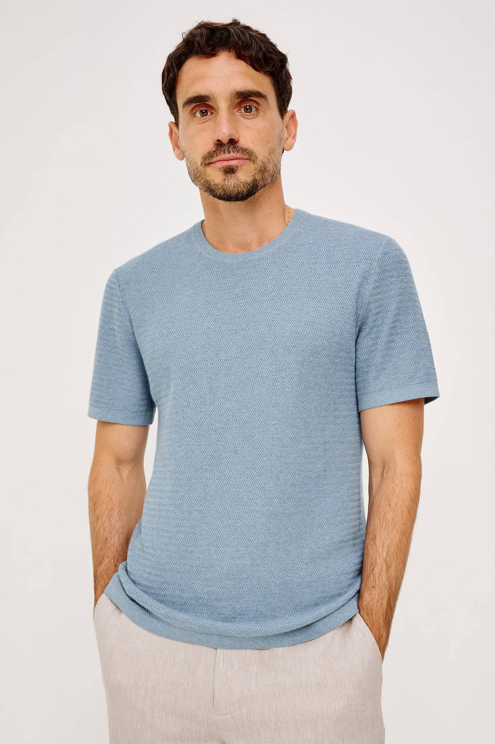 Rails Theo Shirt in Blue Sky
