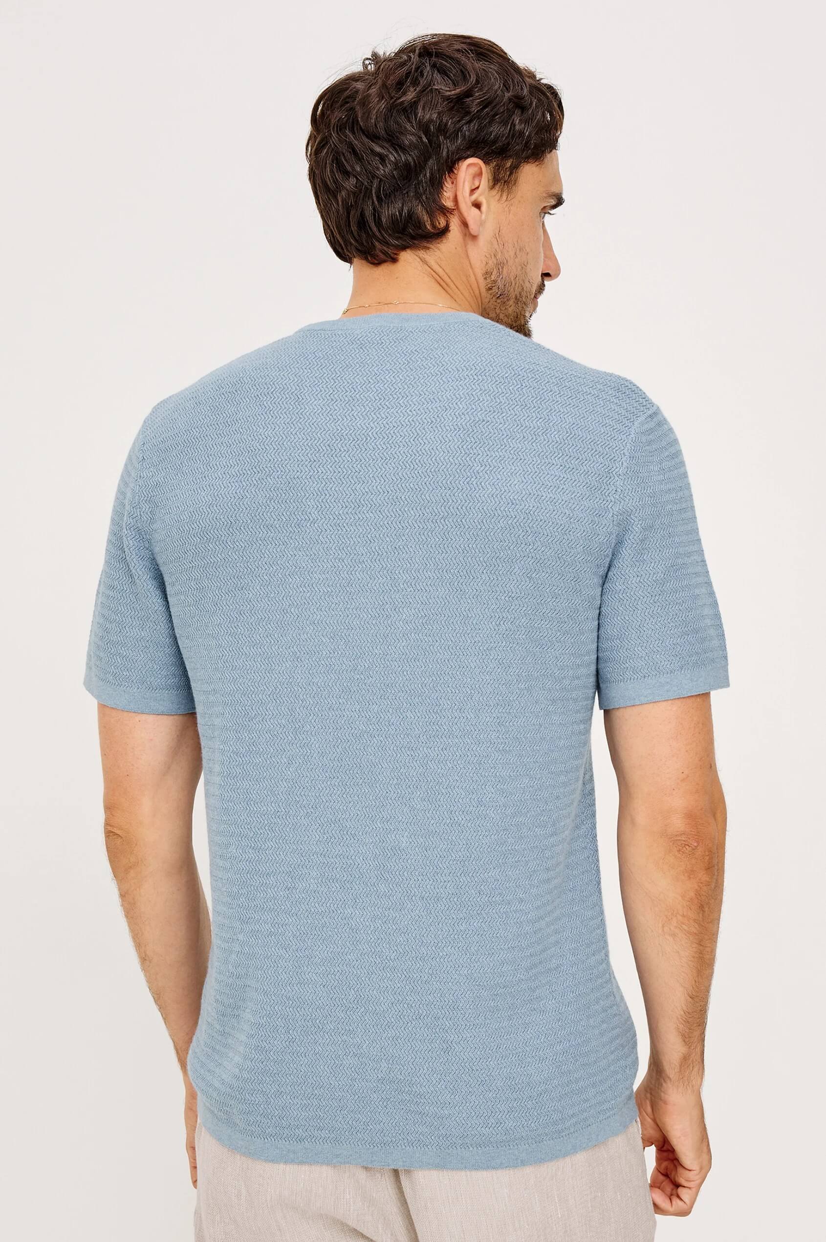 Rails Theo Shirt in Blue Sky back
