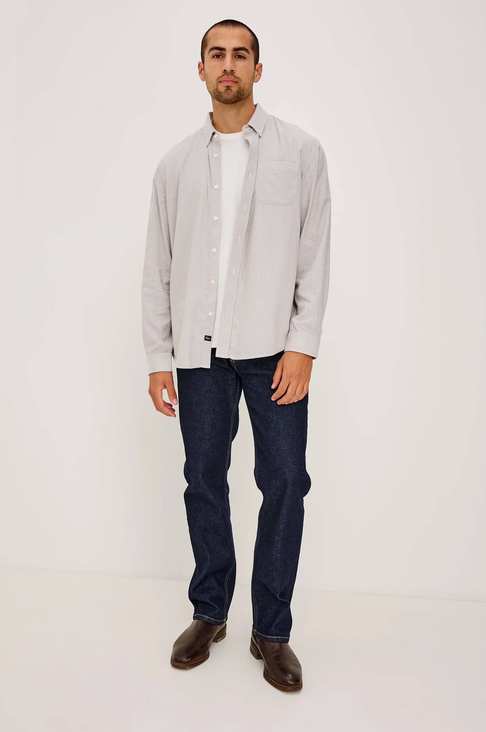 Rails Vance shirt Pebble Rope Stripe style