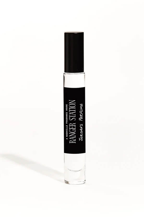 Ranger Station Jordan's Perfume unisex skin scent with sandalwood, ambergris, cedarwood, rose and jasmine fragrance notes.