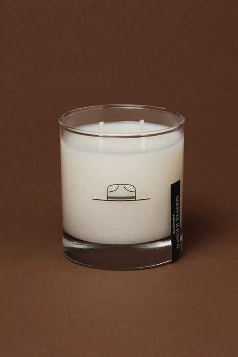 Ranger Station Oakmoss Candle 8 oz. soy wax blend candle with moss, cedarwood, amber and bergamot fragrance notes.