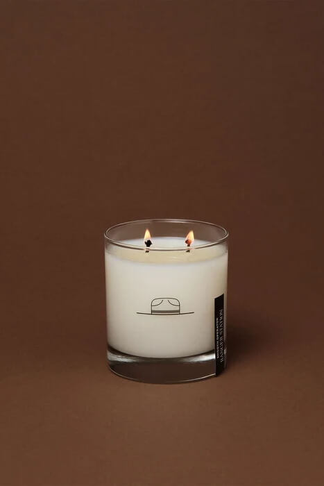 Ranger Station Smooth Operator Candle 8.5 oz. soy wax blend candle with bergamot, moss, cedarwood, sandalwood and musk fragrance notes.
